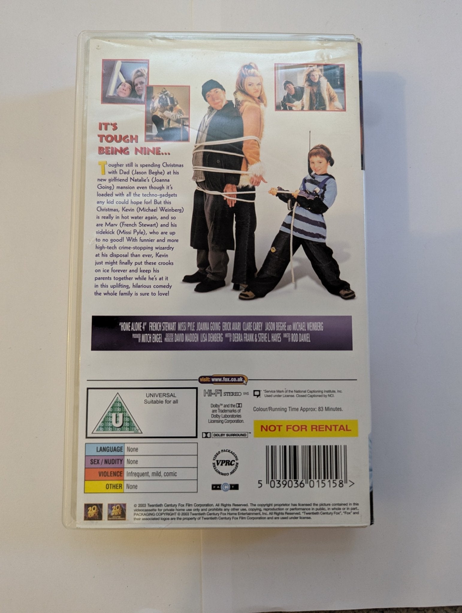 Home Alone 4 (2004) VHS Video - Flippin Retro Video Shop