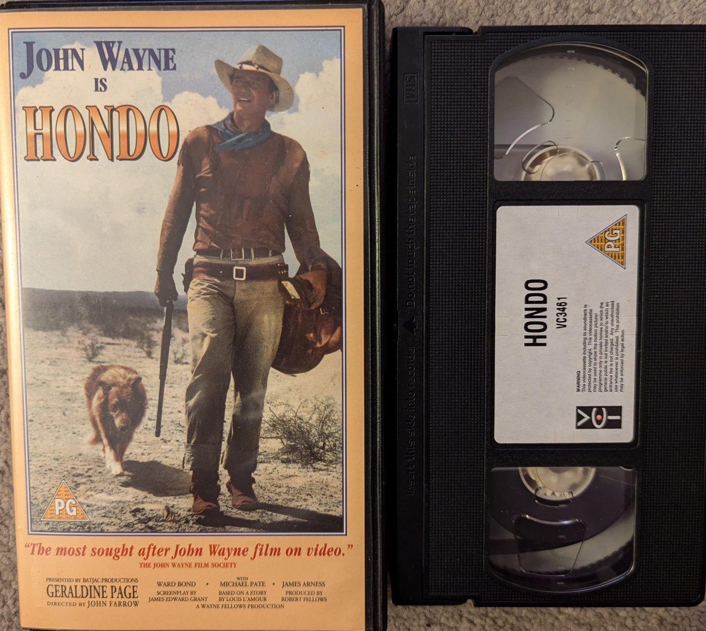 Hondo (1953) VHS Video - Flippin Retro Video Shop