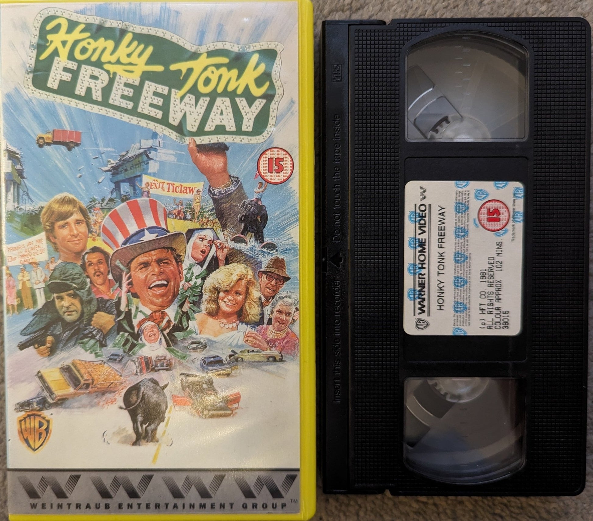 Honky Tonk Freeway (1981) VHS Video - Flippin Retro Video Shop