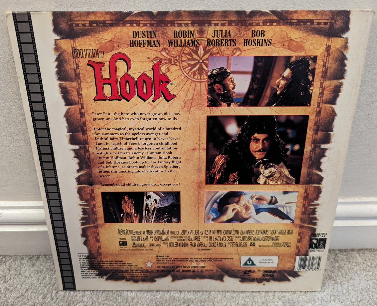 Hook (1991) Laserdisc PAL - Flippin Retro Video Shop