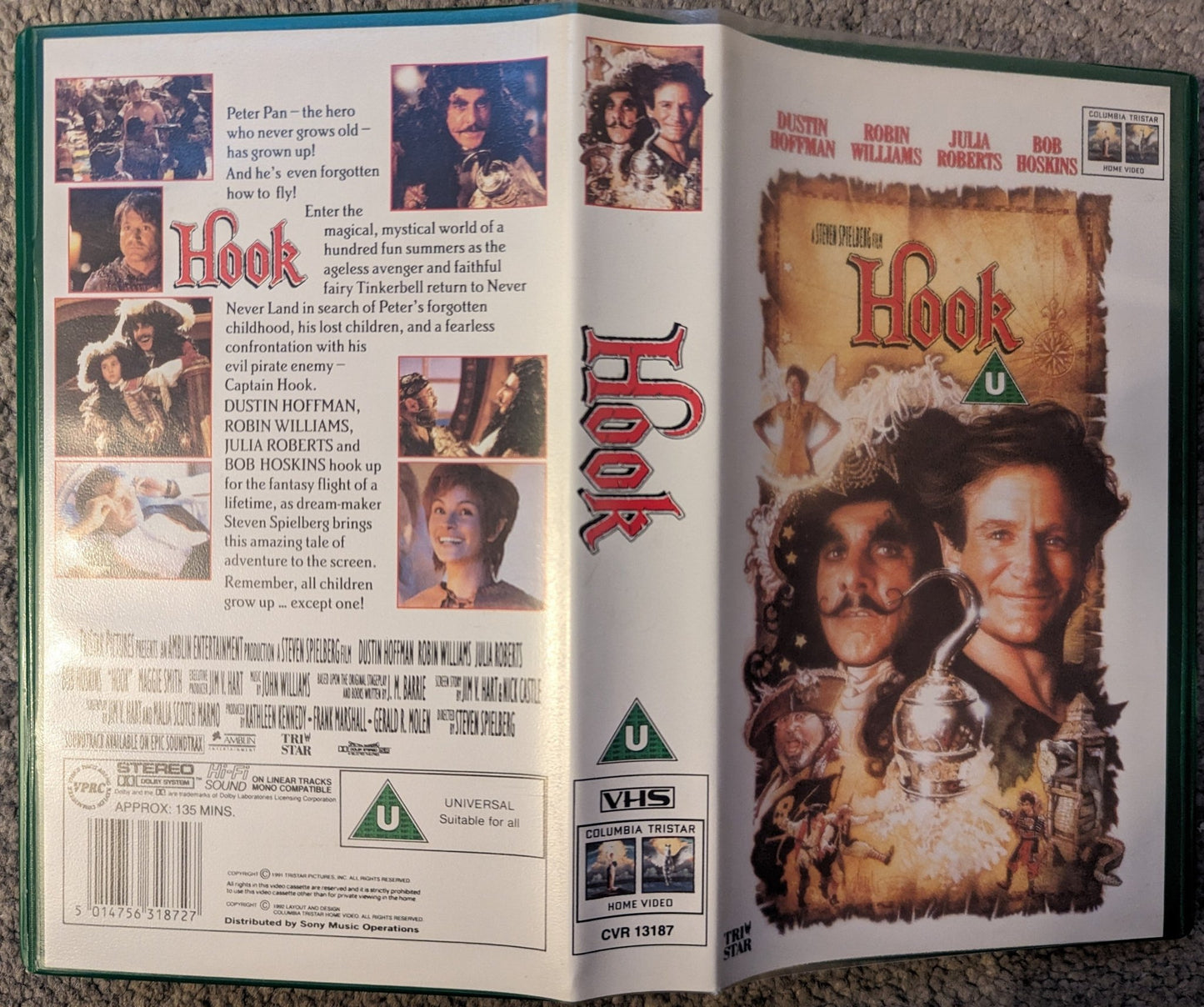 Hook (1991) VHS Video - Flippin Retro Video Shop