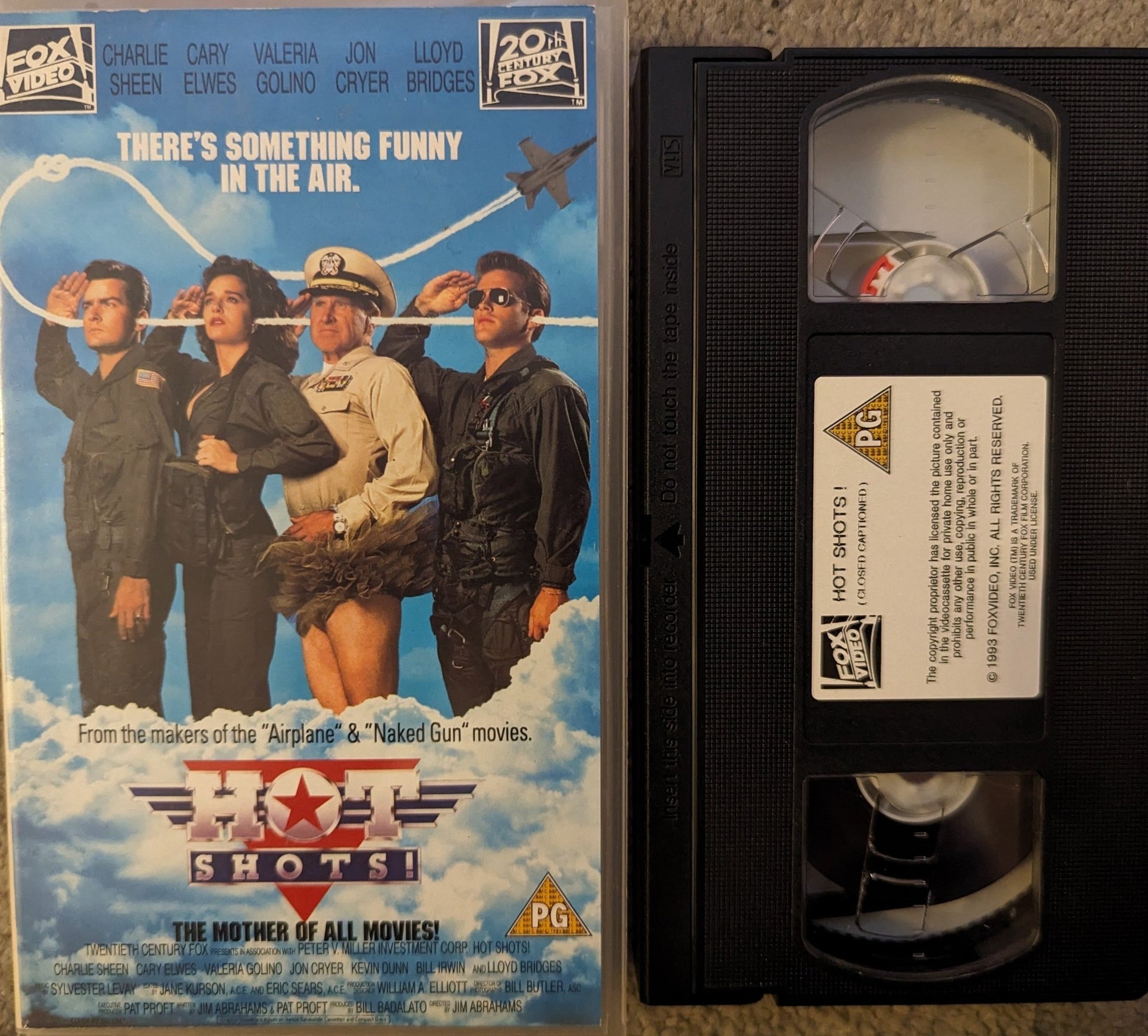 Hot Shots (1991) VHS Video - Flippin Retro Video Shop