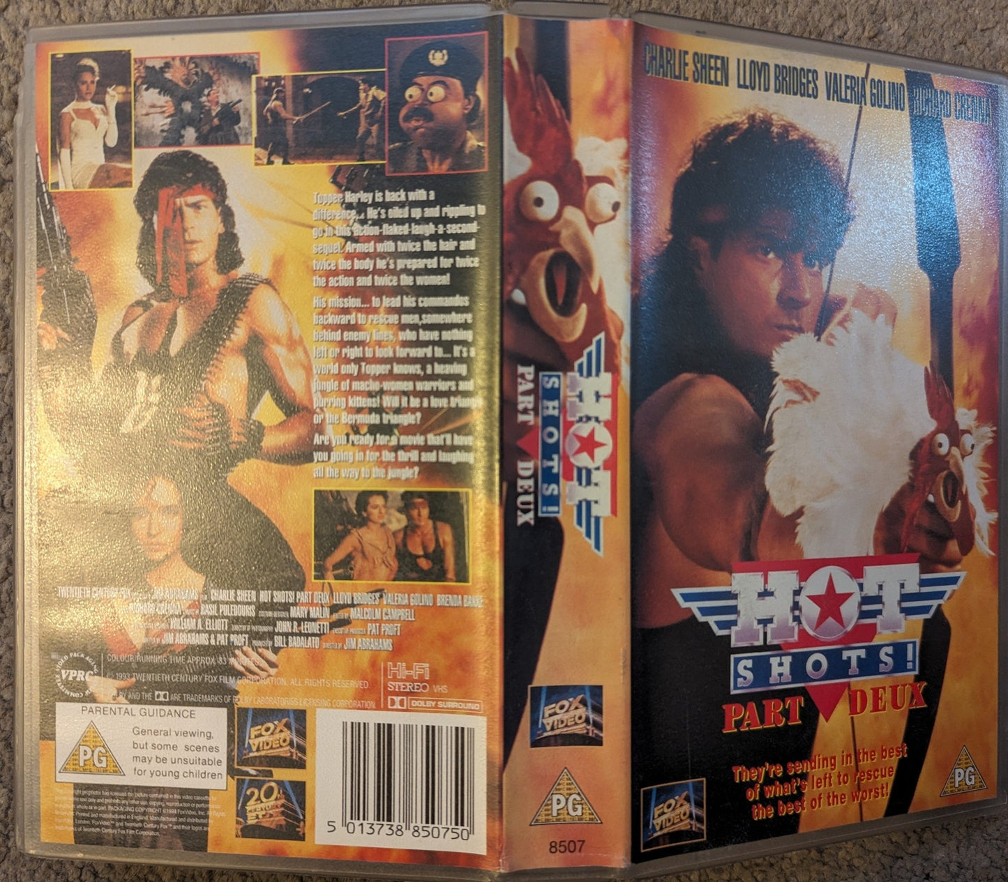 Hotshots Part Deux (1993) VHS Video - Flippin Retro Video Shop