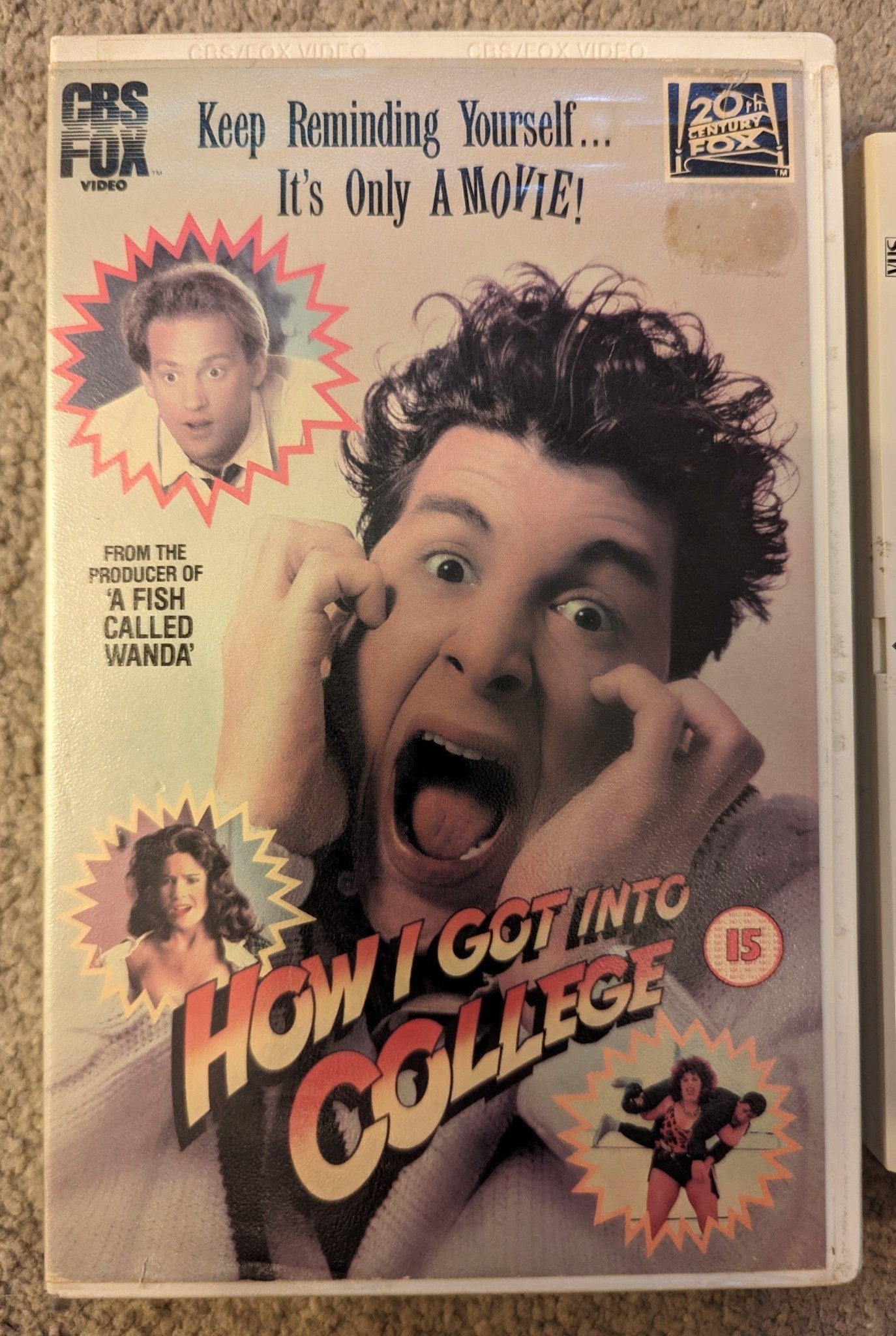 How I Got Into College (1989) VHS Video Ex Rental - Flippin Retro Video Shop