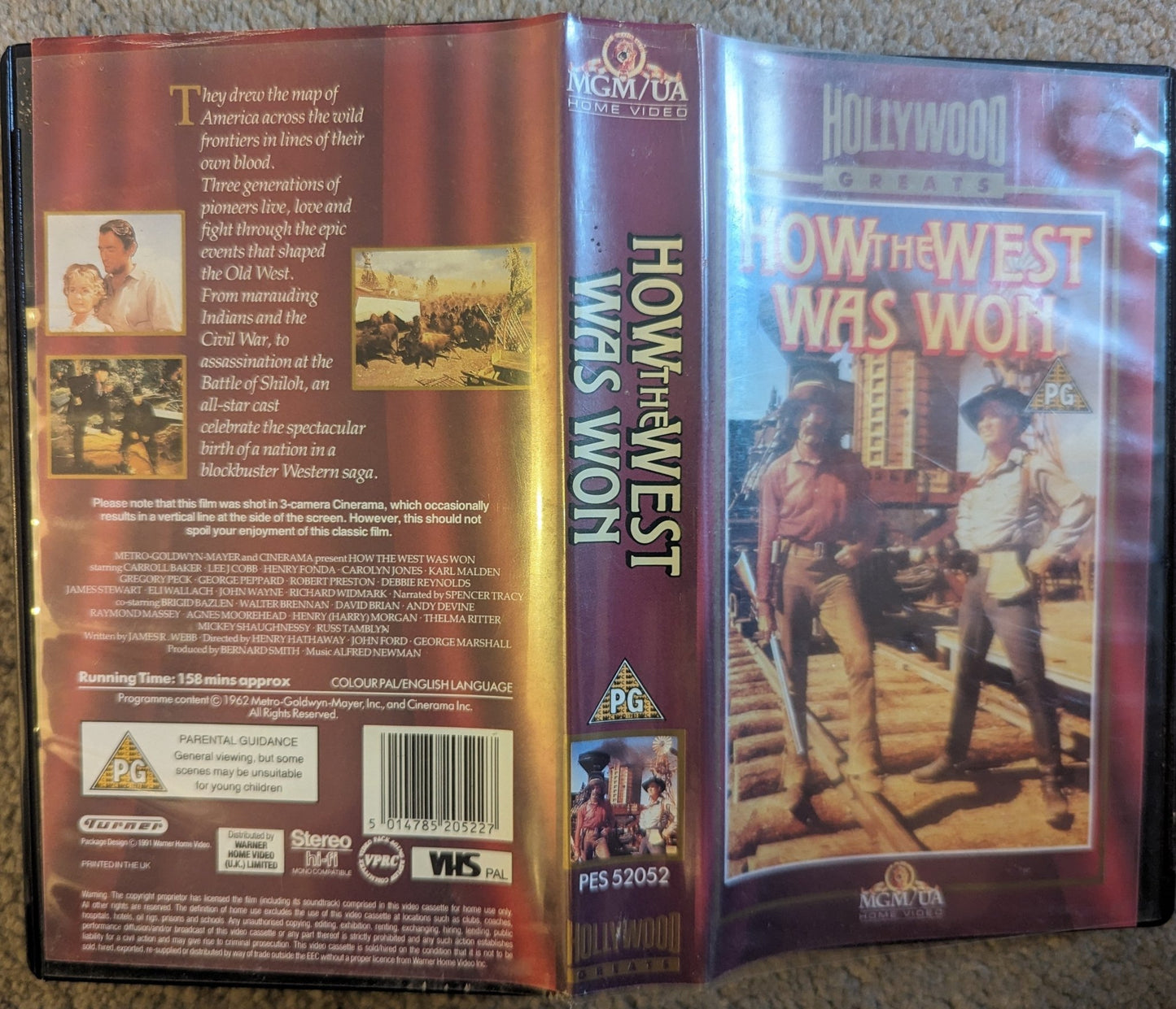 How The West Was Won (1962) VHS Video - Flippin Retro Video Shop