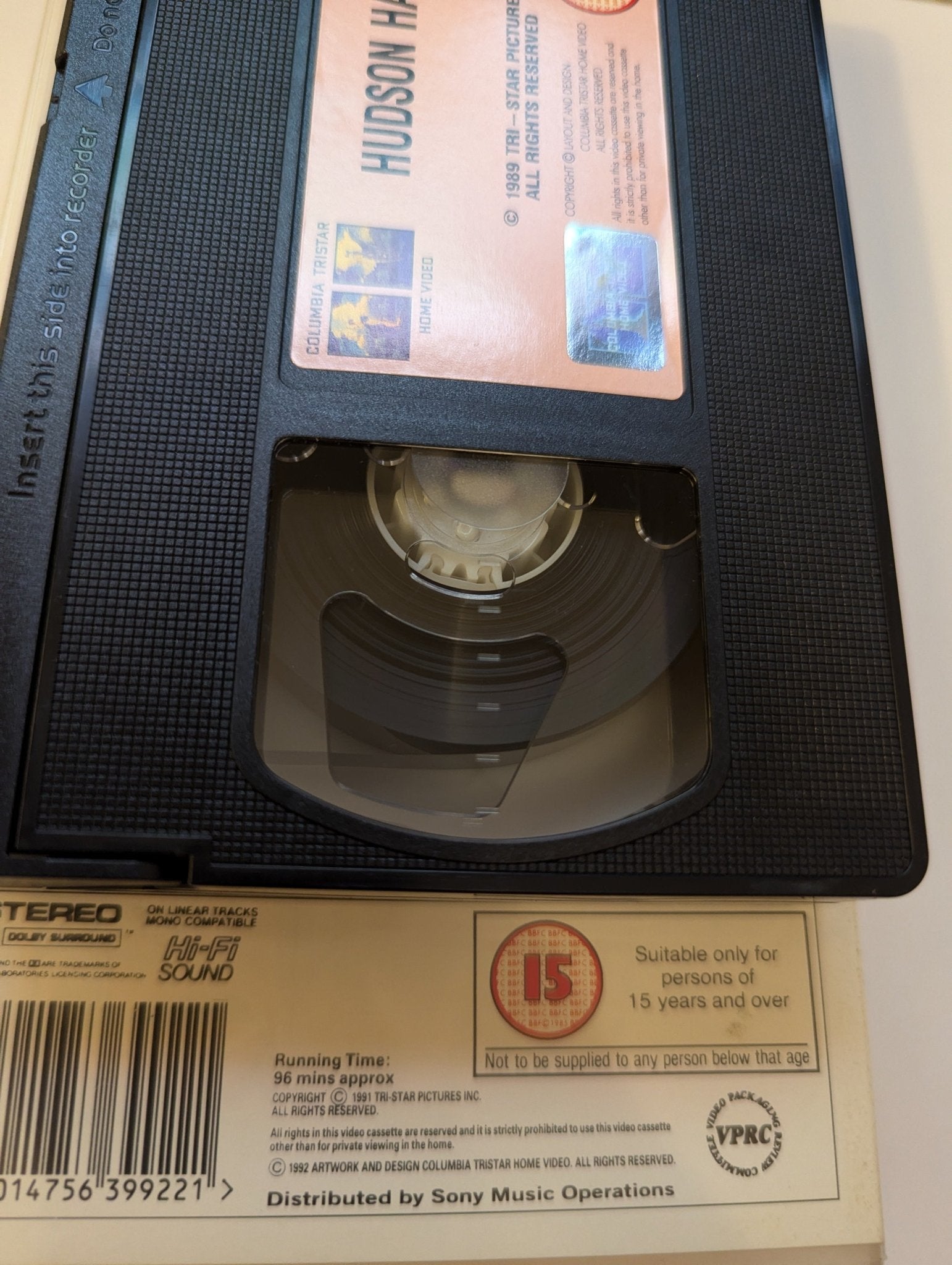 Hudson Hawk (1991) VHS Video - Flippin Retro