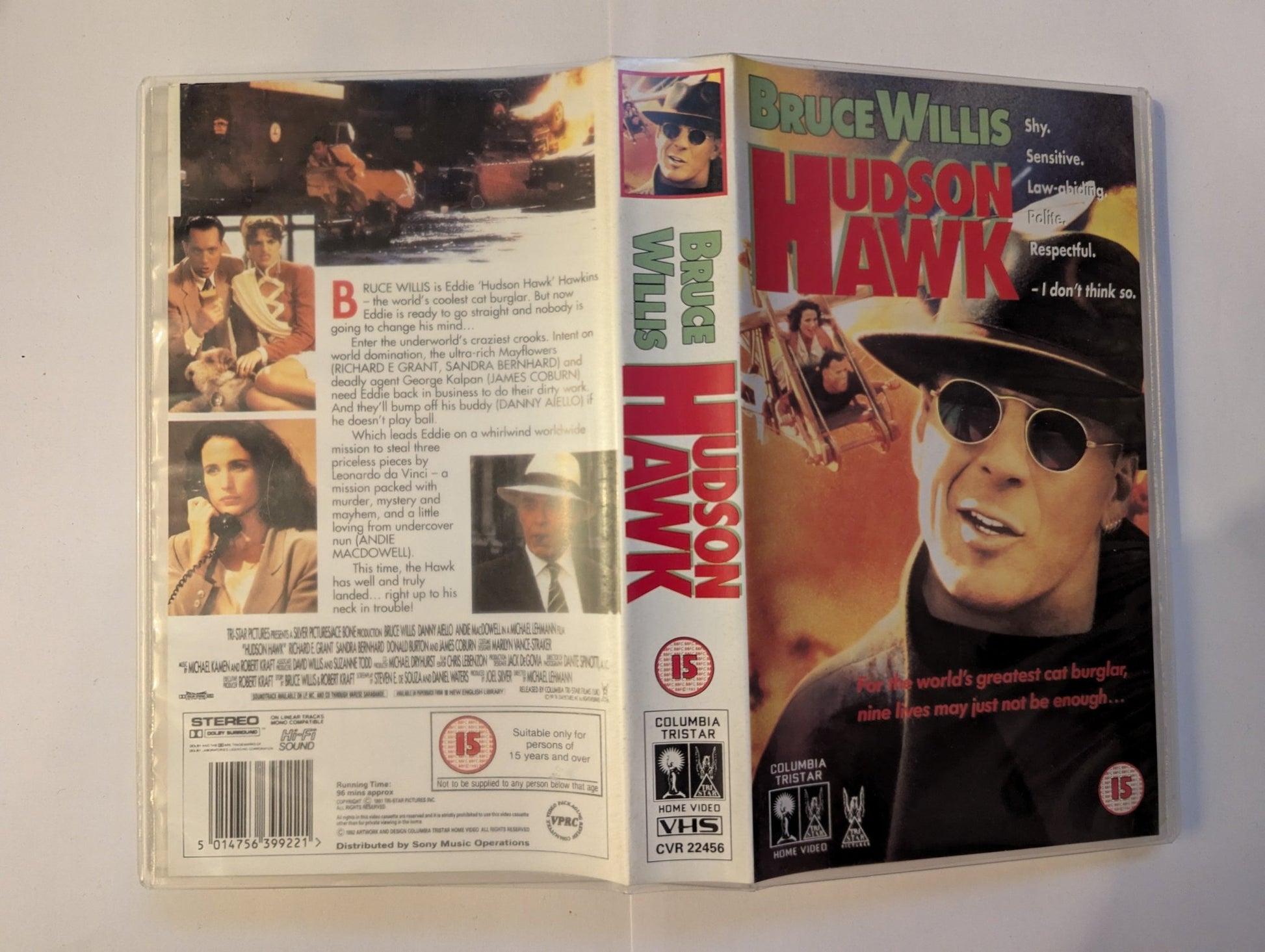 Hudson Hawk (1991) VHS Video - Flippin Retro