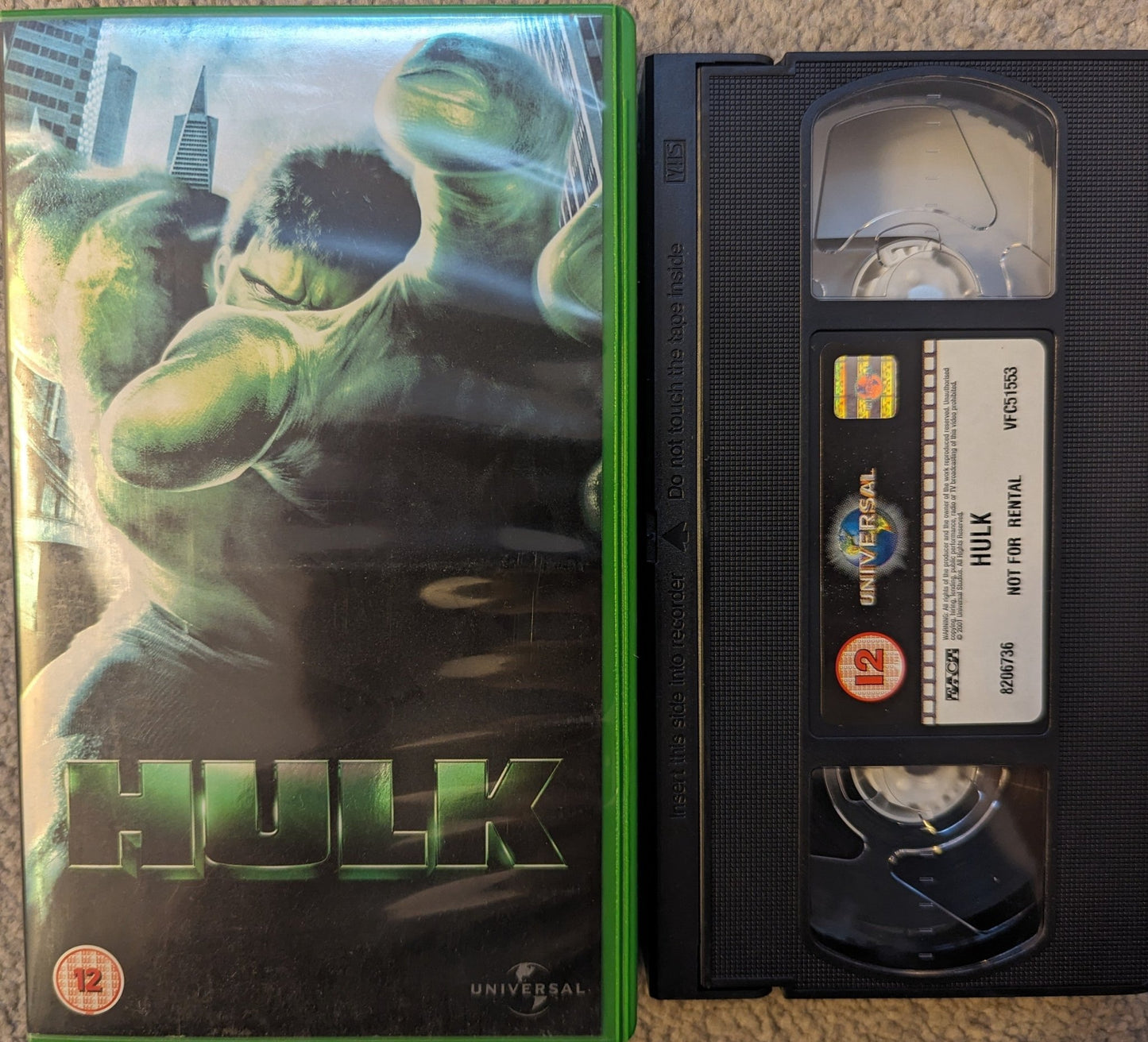 Hulk (2003) VHS Video - Flippin Retro Video Shop