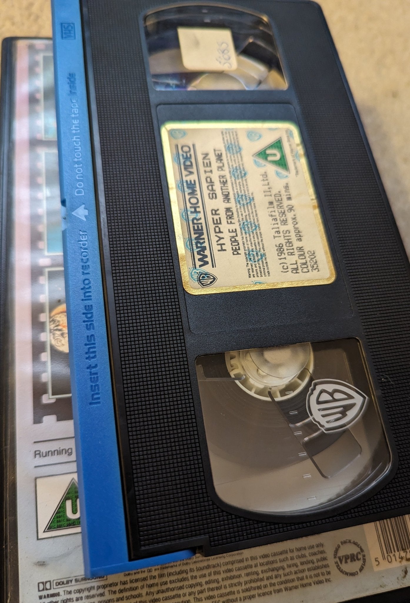 Hyper Sapien (1986) VHS Video Ex Rental - Flippin Retro Video Shop