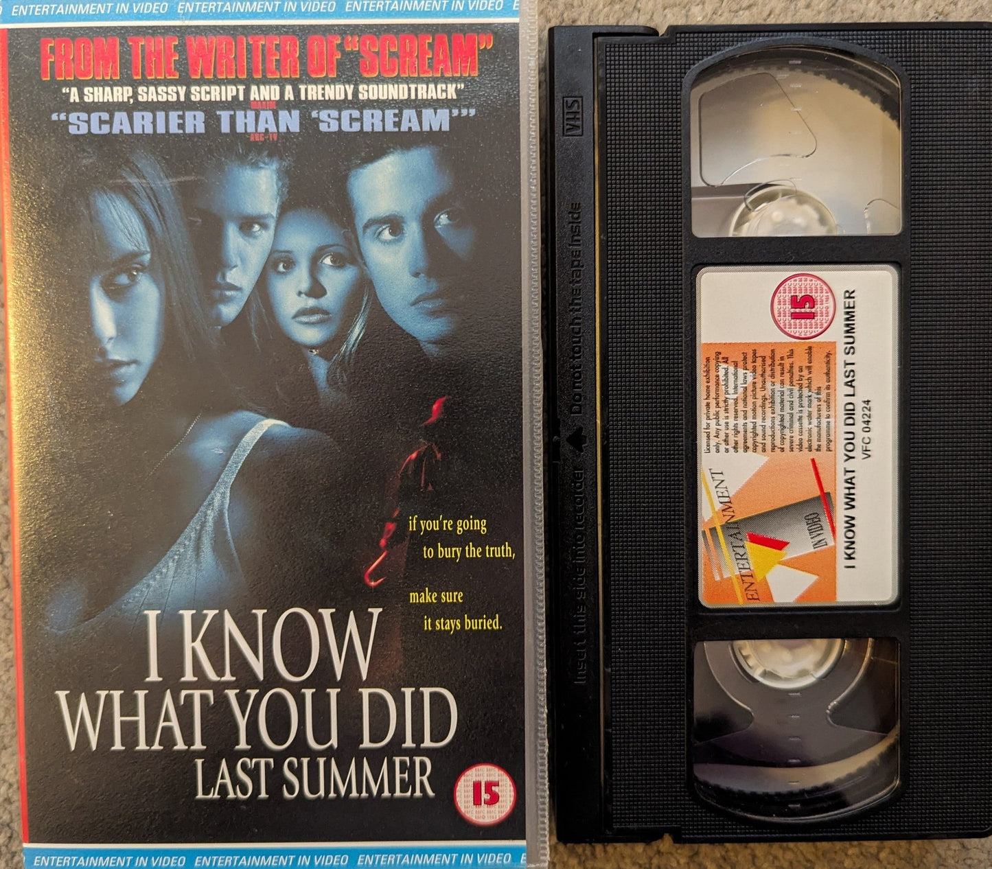 I know What You Did Last Summer (1997) VHS Video - Flippin Retro Video Shop