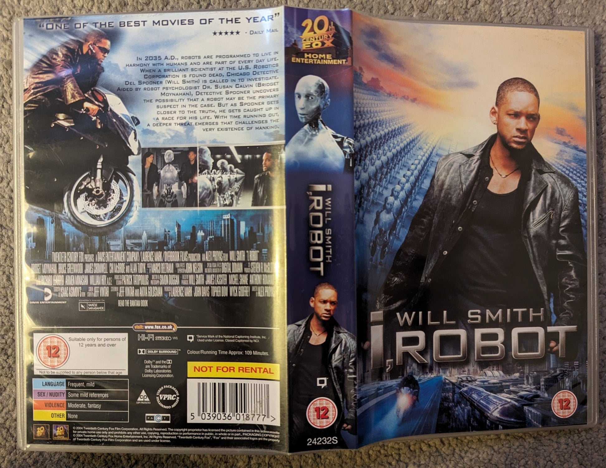 I Robot (2004) VHS Video - Flippin Retro Video Shop