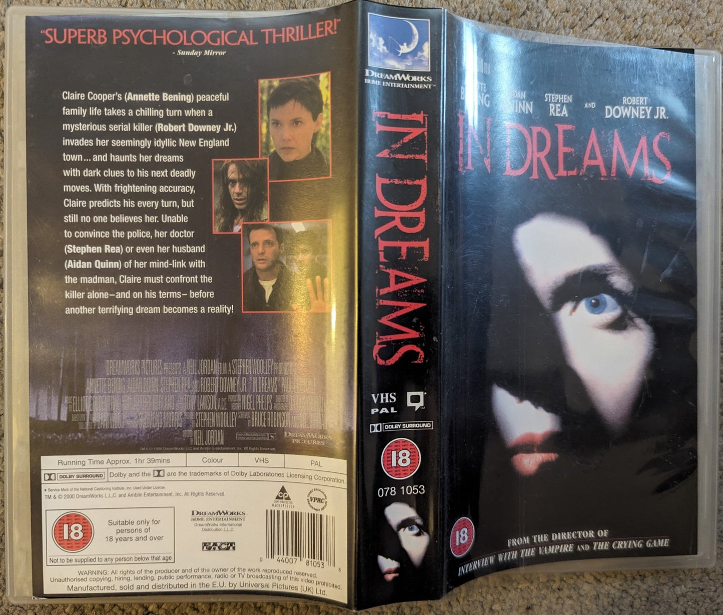 In Dreams (1999) VHS Video - Flippin Retro Video Shop