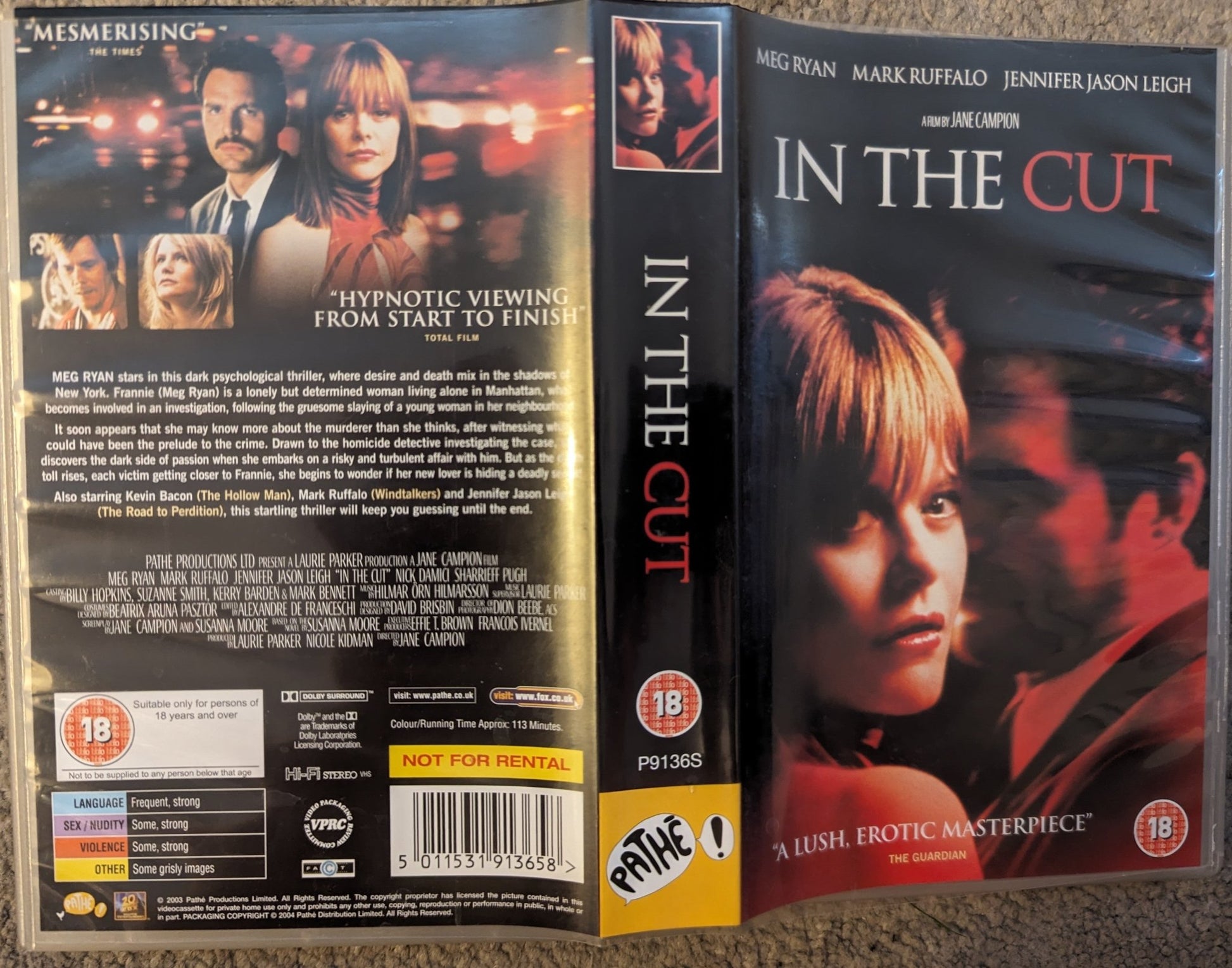 In The Cut (2003) VHS Video - Flippin Retro Video Shop