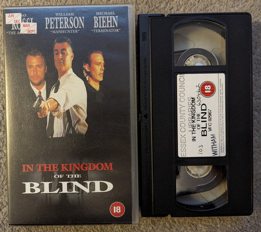 In The Kingdom Of The Blind (1995) VHS Video - Flippin Retro Video Shop