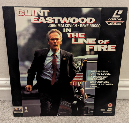 In The Line Of Fire (1993) Laserdisc PAL - Flippin Retro Video Shop