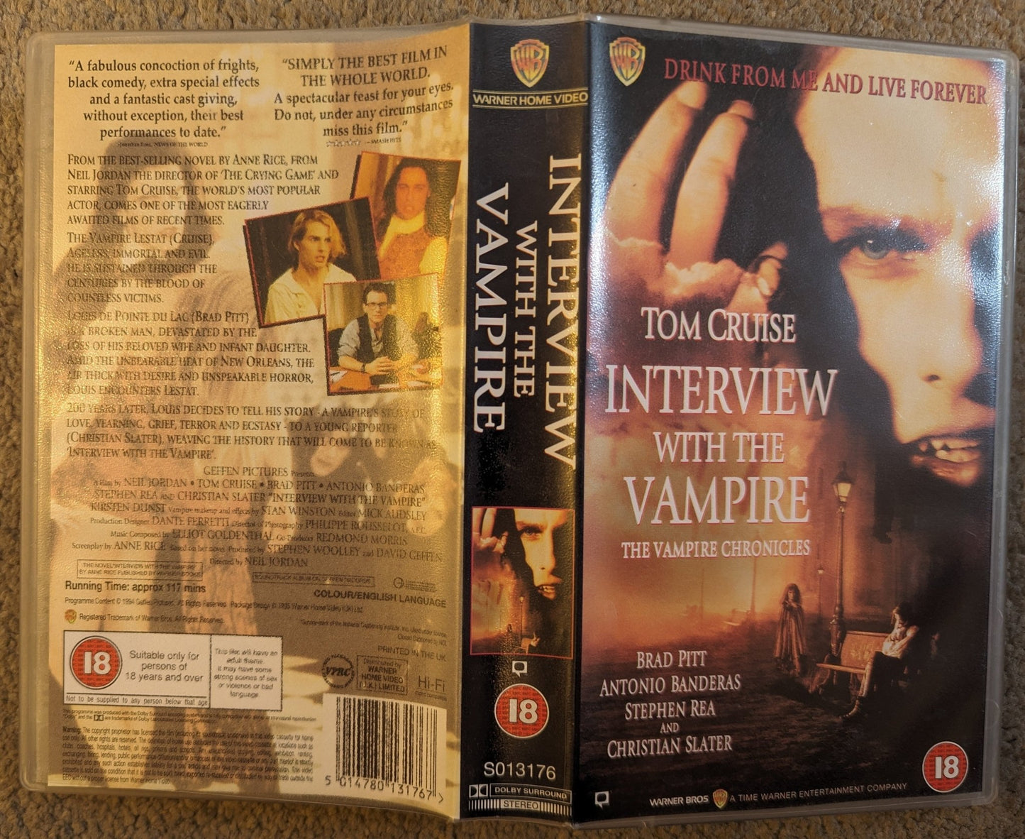 Interview With A Vampire (1994) VHS Video *Sealed* - Flippin Retro Video Shop