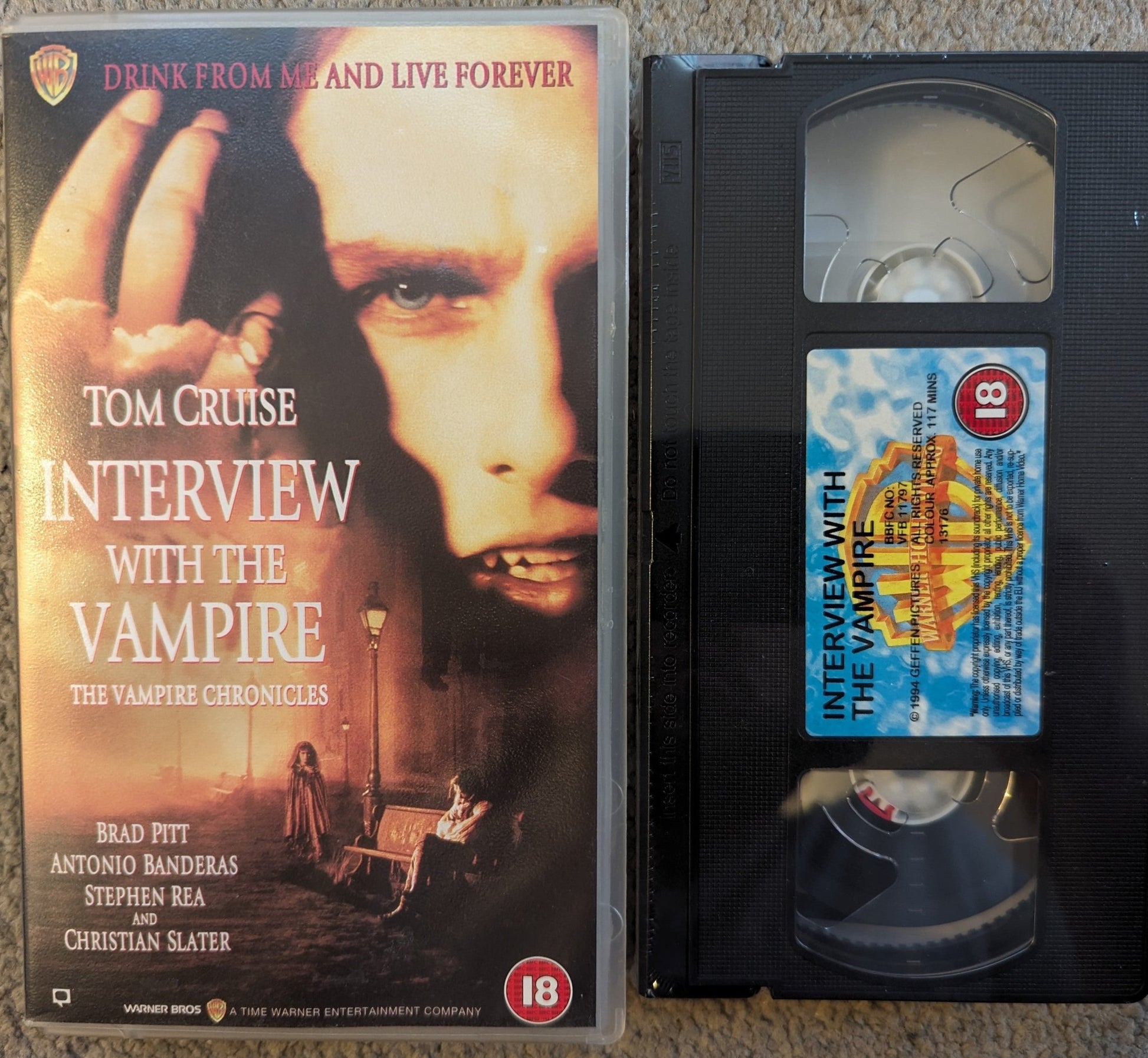 Interview With A Vampire (1994) VHS Video *Sealed* - Flippin Retro Video Shop