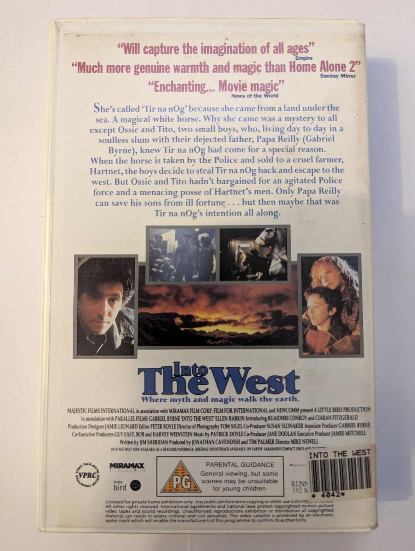 Into The West (1992) VHS Video Ex Rental - Flippin Retro