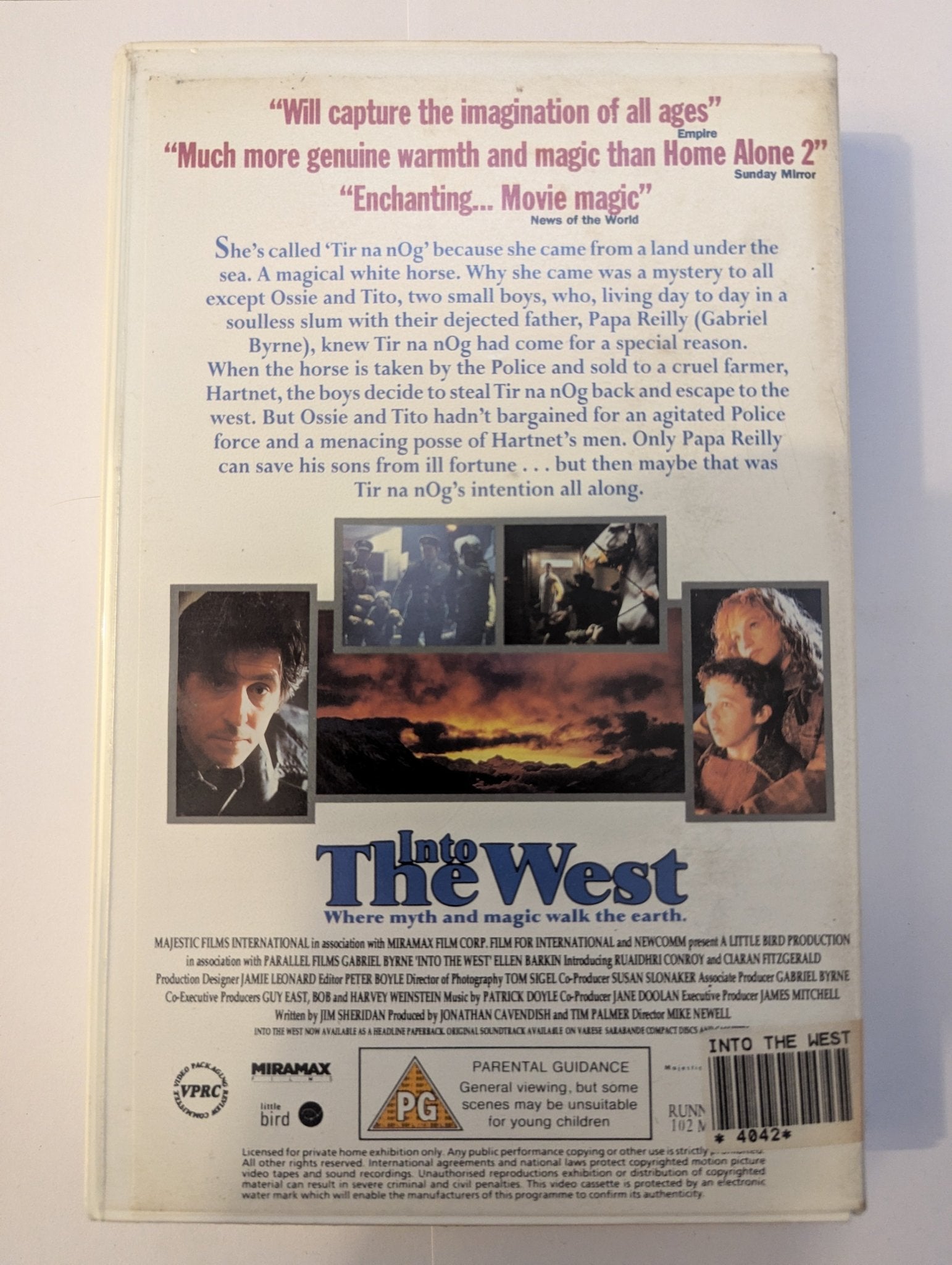 Into The West (1992) VHS Video Ex Rental - Flippin Retro