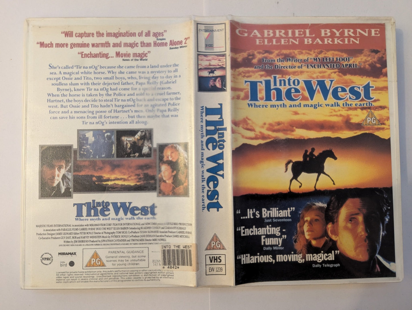 Into The West (1992) VHS Video Ex Rental - Flippin Retro