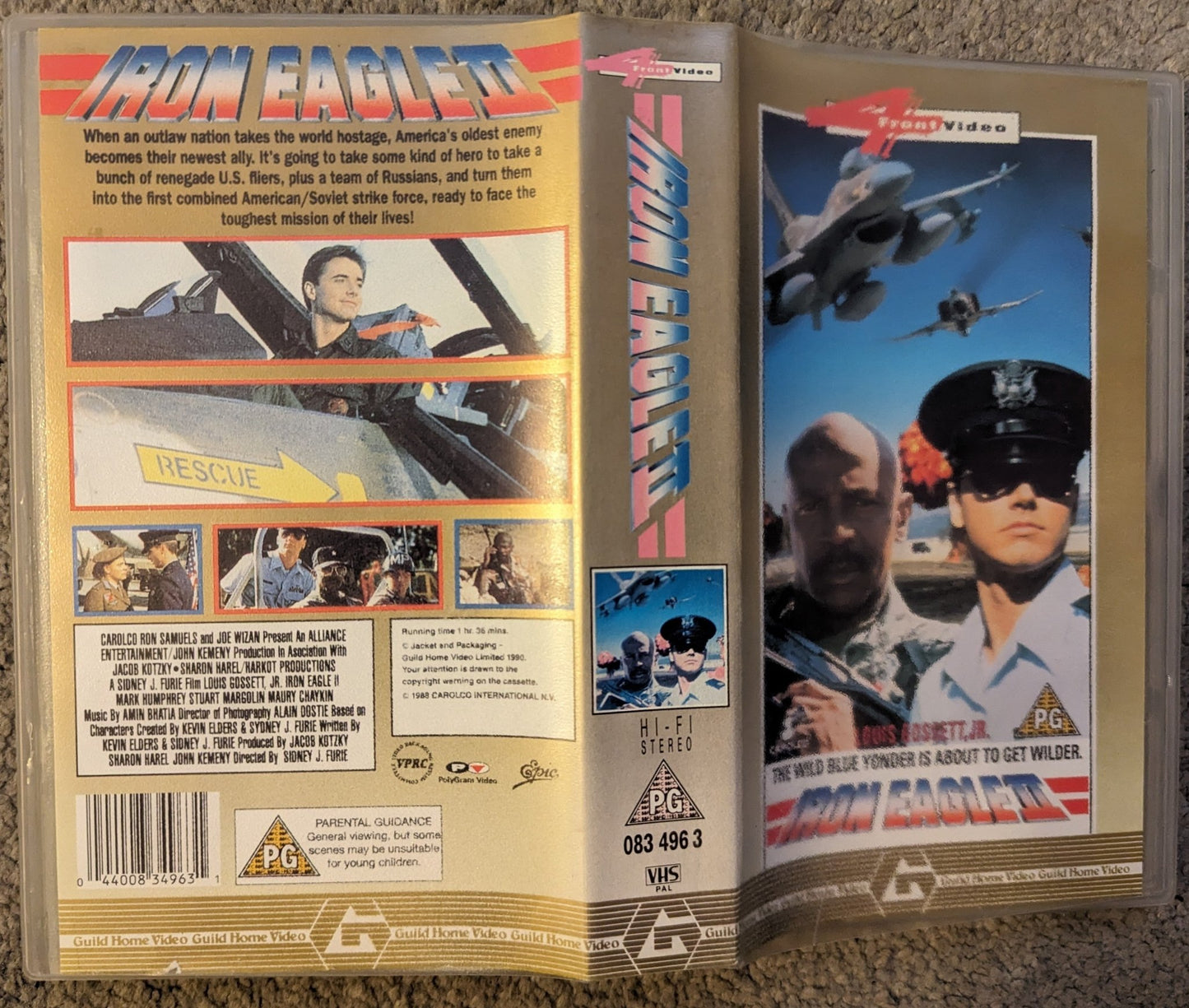 Iron Eagle 2 (1988) VHS Video - Flippin Retro Video Shop