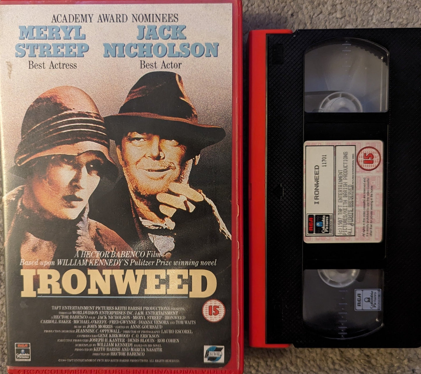 Ironweed (1987) VHS Video Ex Rental - Flippin Retro Video Shop