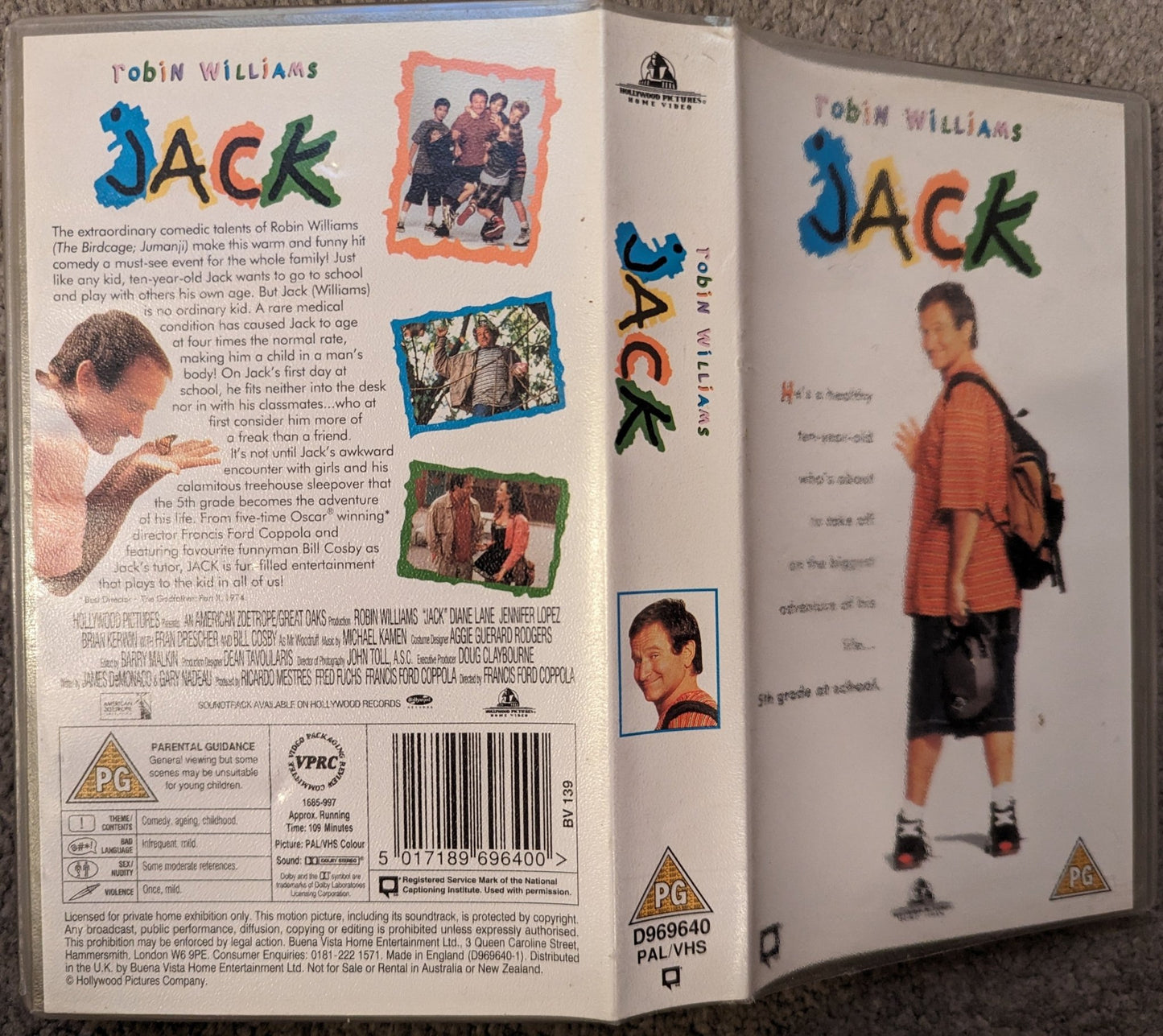 Jack (1996) VHS Video - Flippin Retro Video Shop