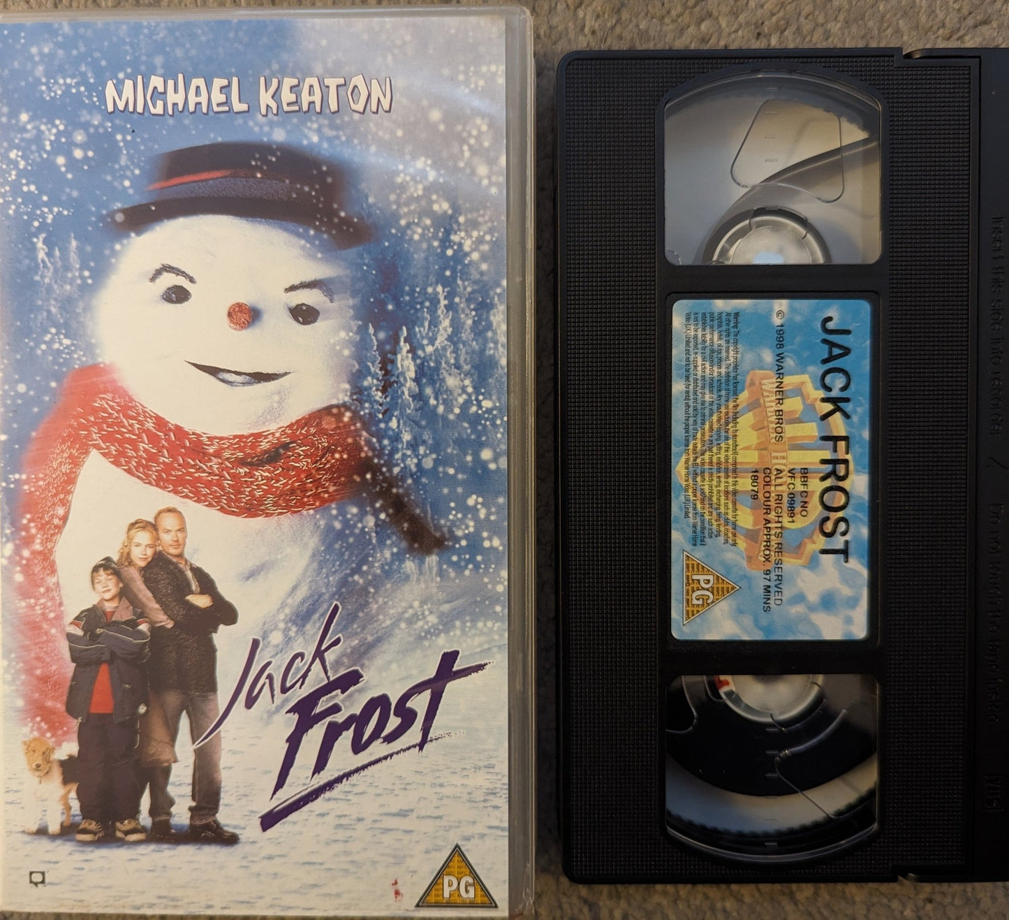 Jack Frost (1998) VHS Video - Flippin Retro Video Shop