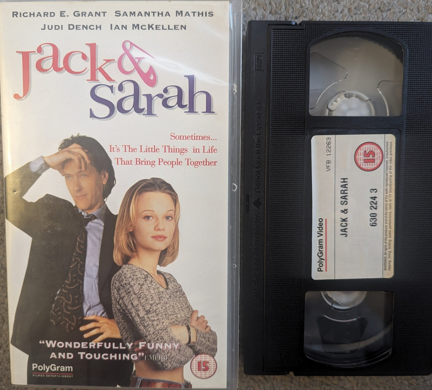 Jack & Sarah (1995) VHS Video - Flippin Retro Video Shop