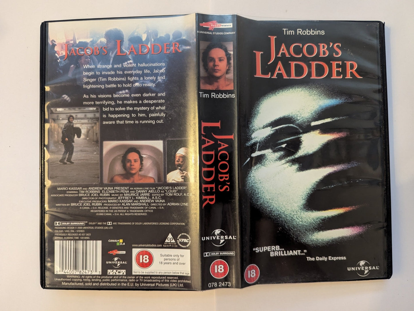 Jacob's Ladder (1990) VHS Video - Flippin Retro