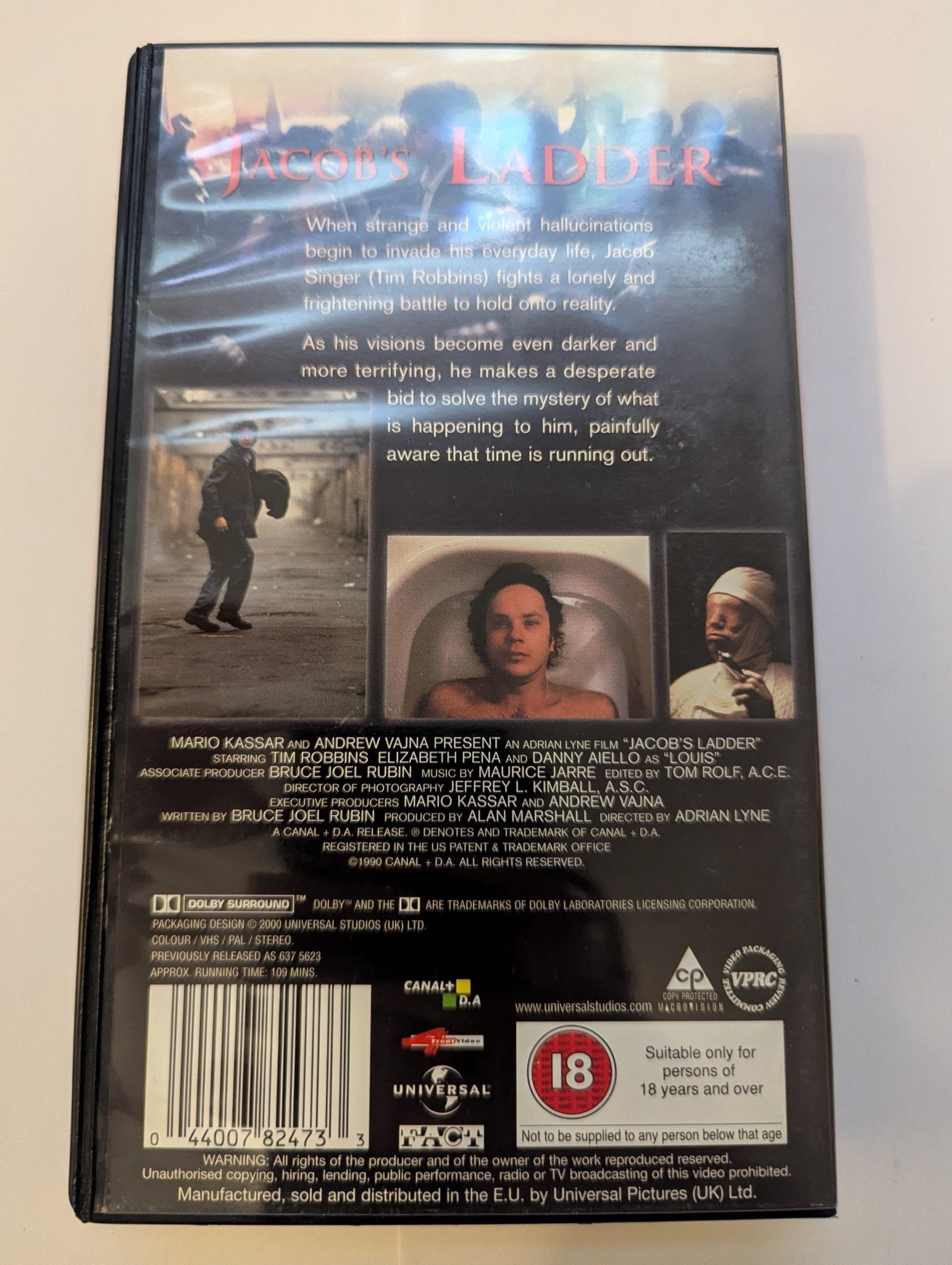 Jacob's Ladder (1990) VHS Video - Flippin Retro