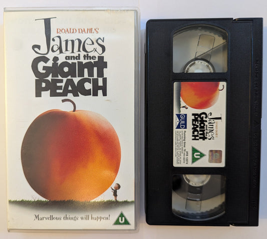 James and the Giant Peach (1996) VHS Video - Flippin Retro Video Shop