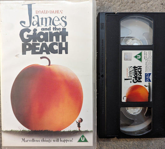 James and the Giant Peach (1996) VHS Video Ex Rental - Flippin Retro Video Shop