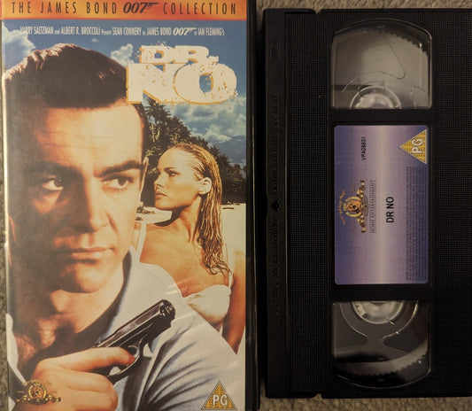 James Bond Dr. No (1962) VHS Video - Flippin Retro Video Shop