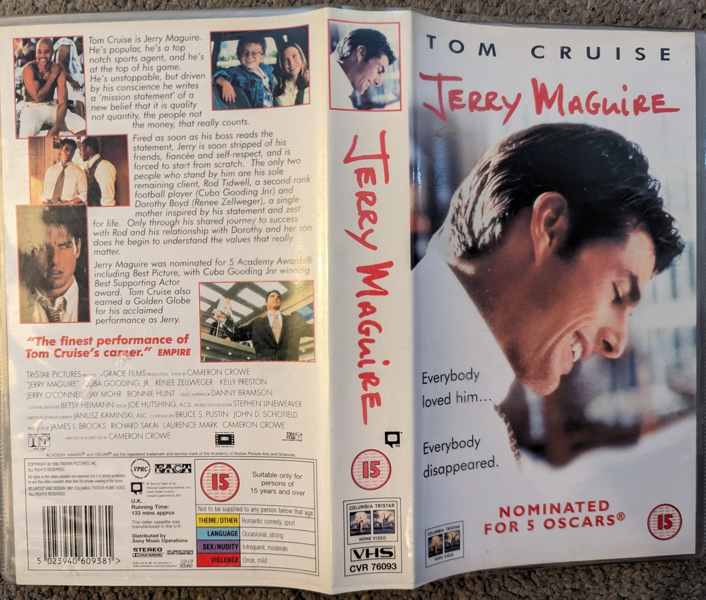 Jerry Maguire (1996) VHS Video - Flippin Retro Video Shop