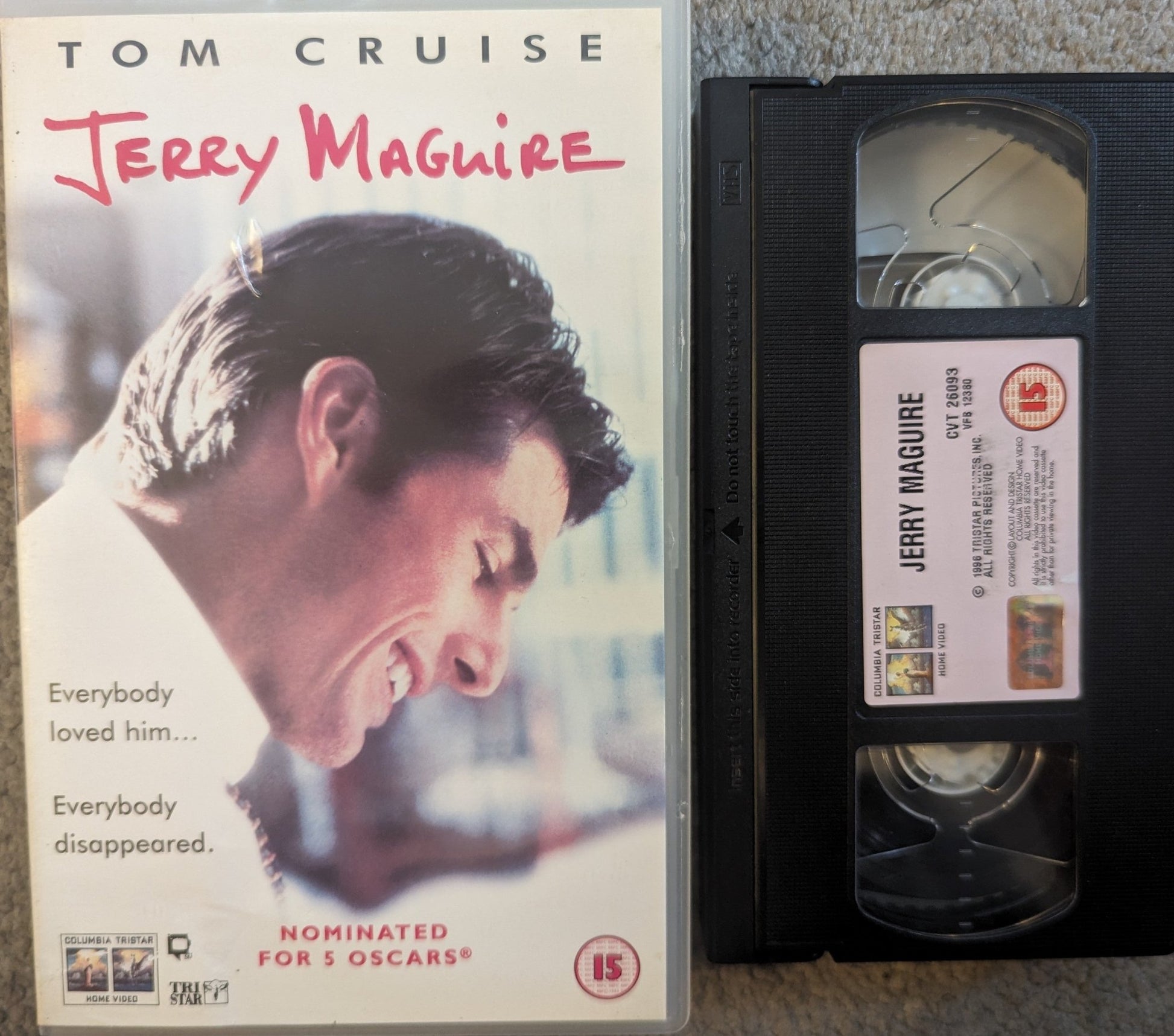 Jerry Maguire (1996) VHS Video Ex Rental - Flippin Retro Video Shop