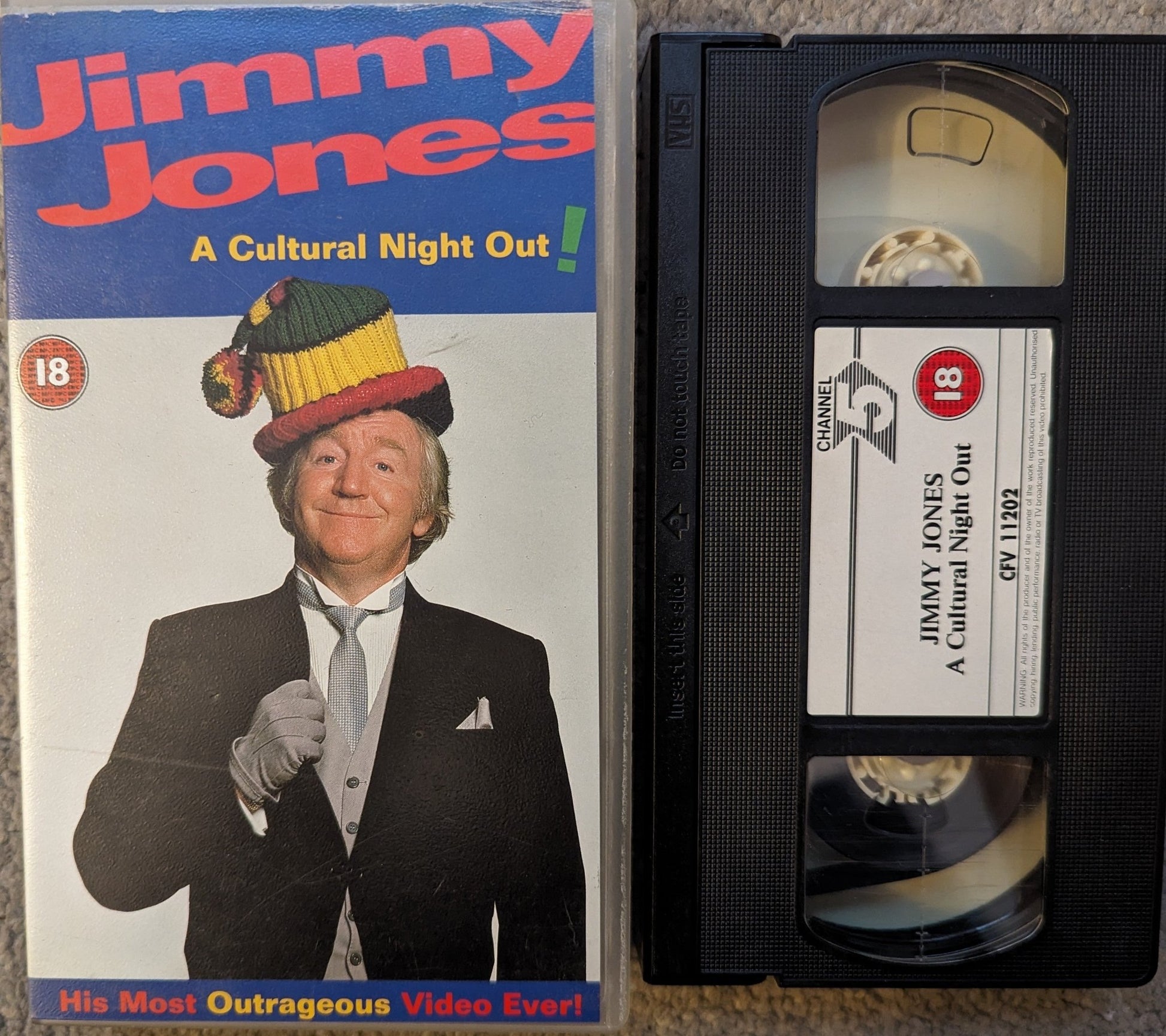 Jimmy Jones A Cultural Night Out VHS Video - Flippin Retro Video Shop