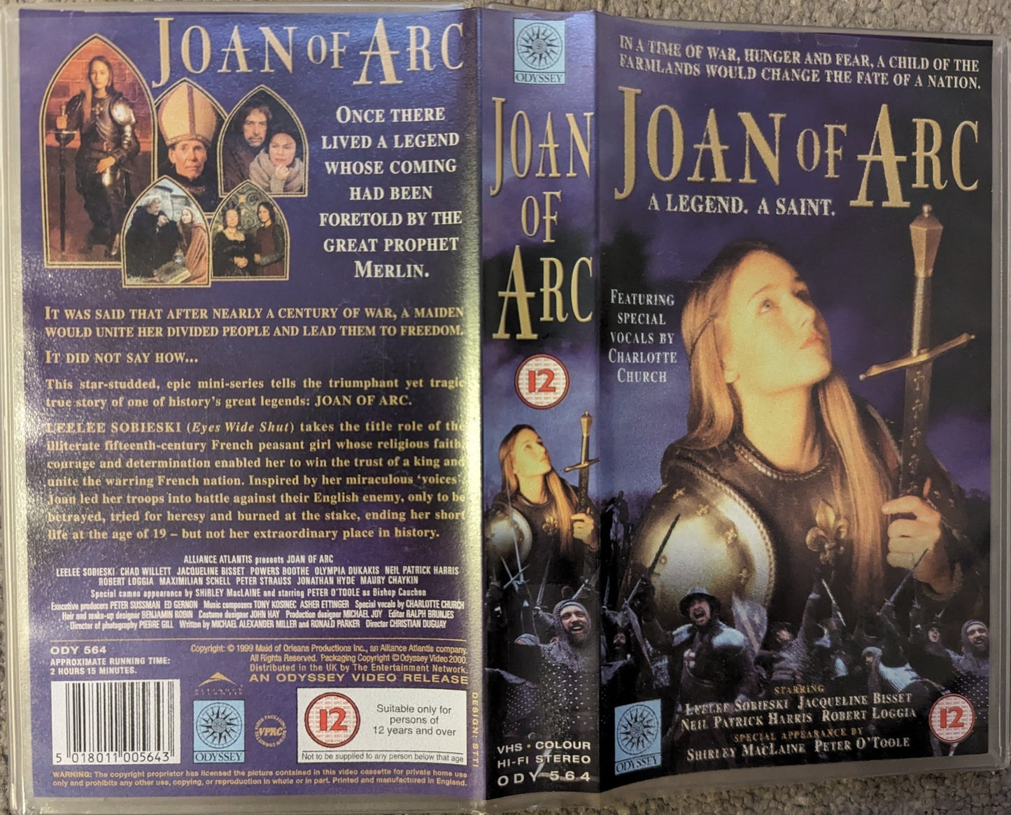 Joan Of Arc VHS Video - Flippin Retro Video Shop