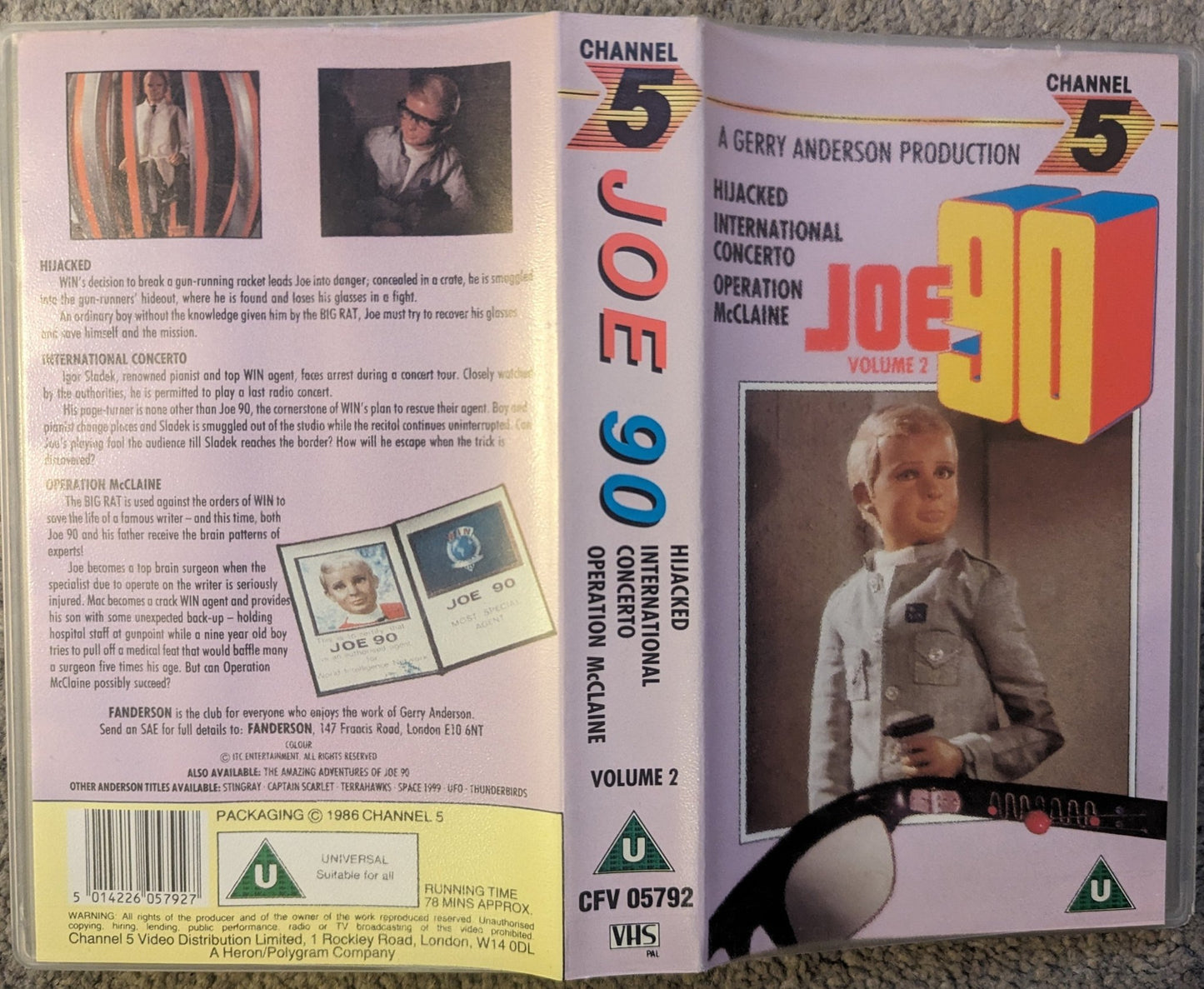 Joe 90 Volume 2 VHS Video - Flippin Retro Video Shop