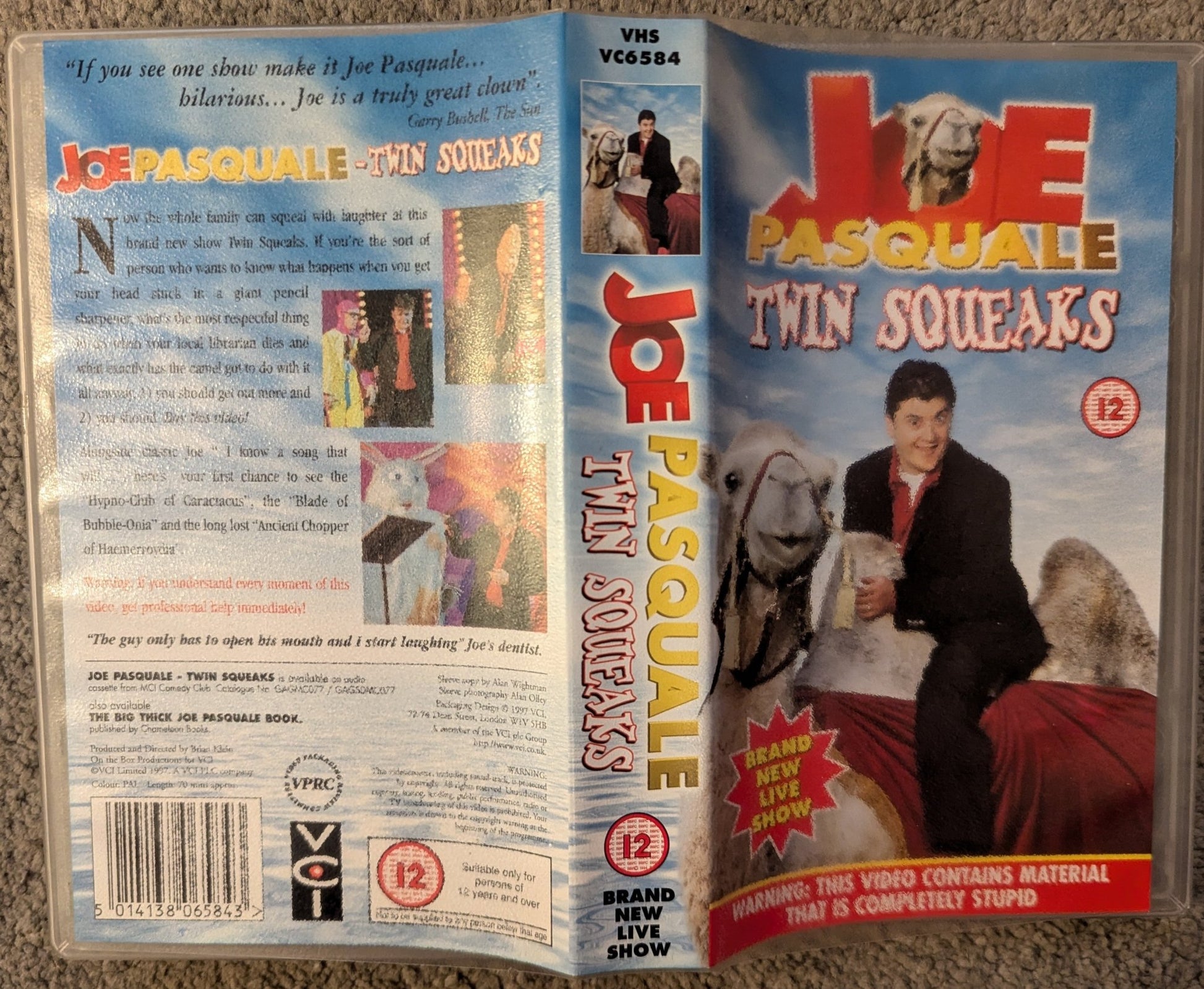 Joe Pasquale Twin Squeaks (1997) VHS Video - Flippin Retro Video Shop