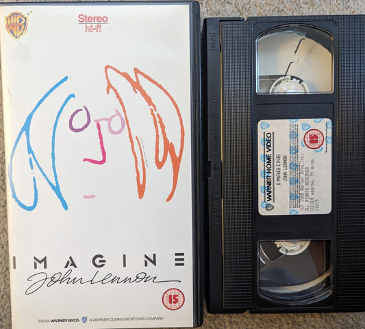 John Lennon Imagine VHS Video - Flippin Retro Video Shop