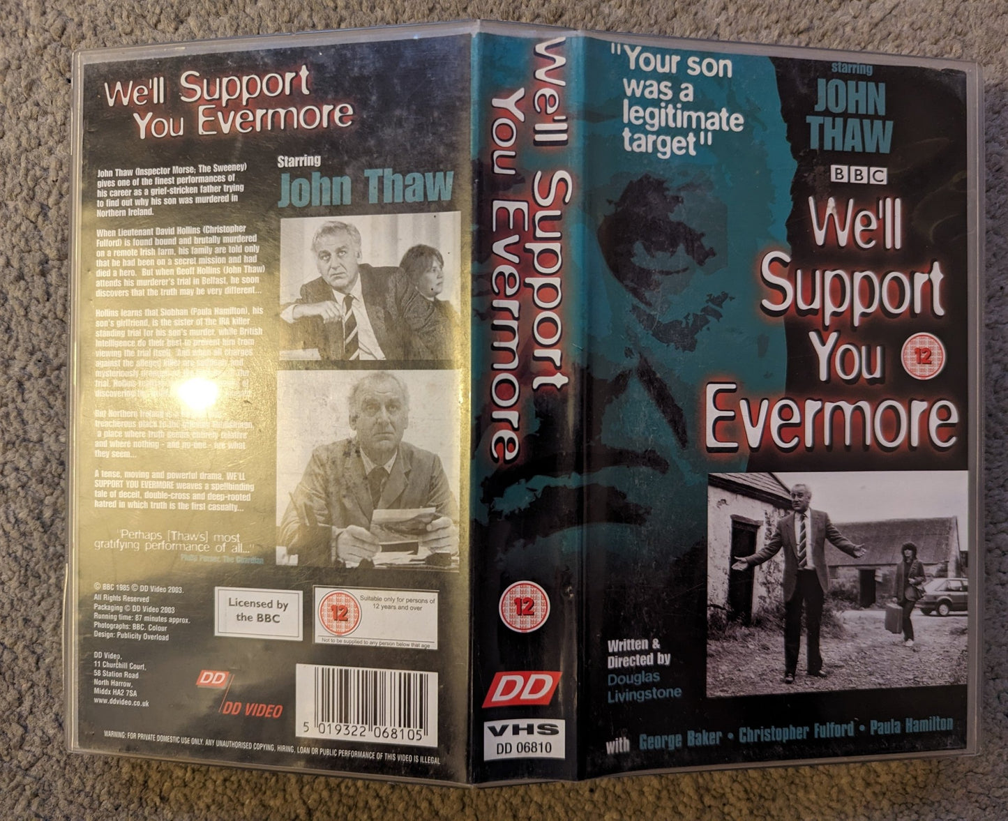 John Thaw We'll Support You Evermore (1985) VHS Video - Flippin Retro Video Shop