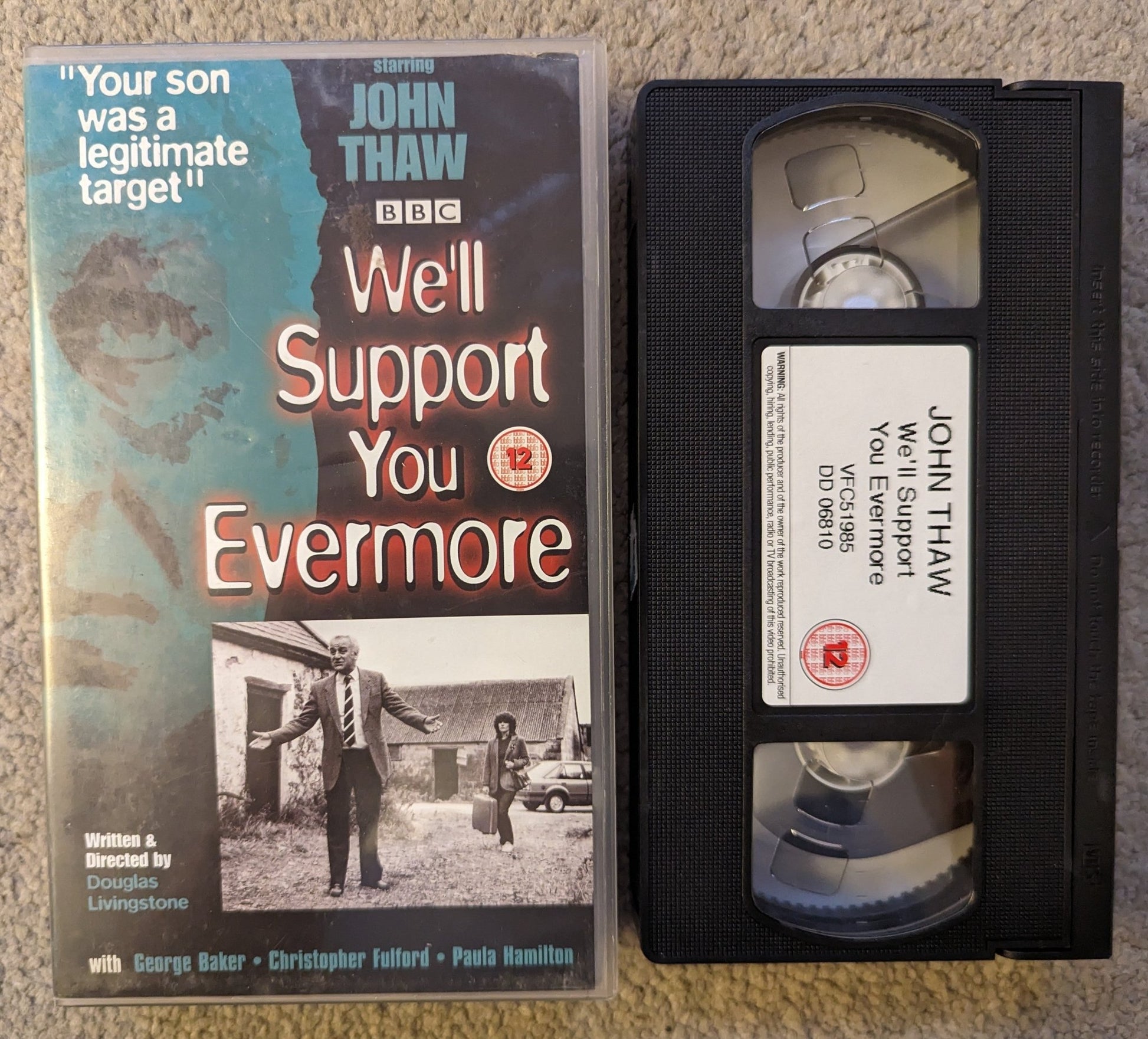 John Thaw We'll Support You Evermore (1985) VHS Video - Flippin Retro Video Shop