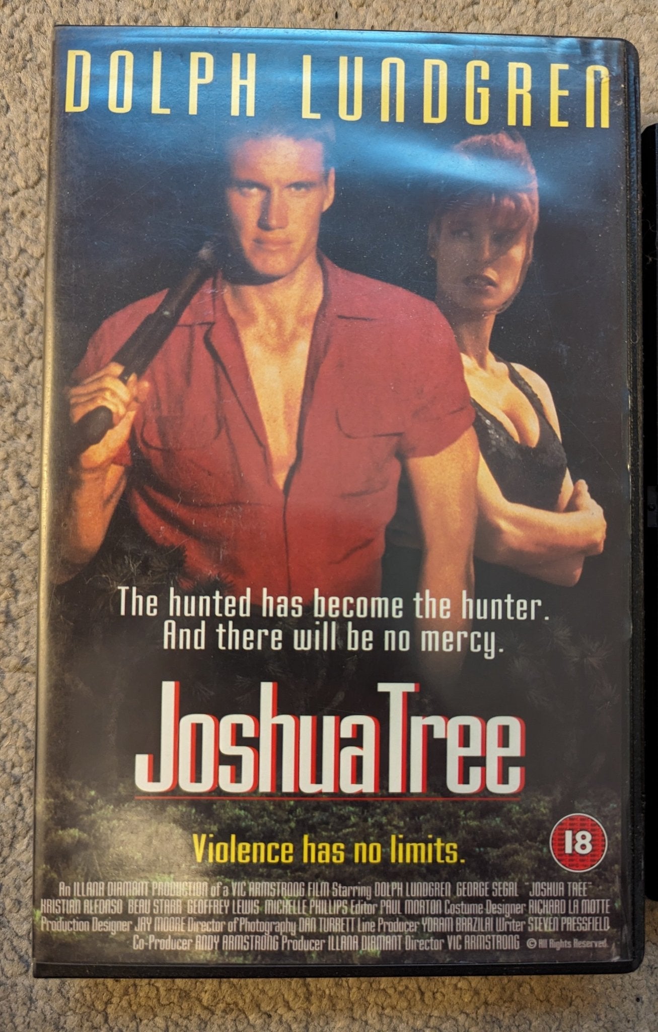 Joshua Tree (1993) VHS Video Ex Rental SAMPLE - Flippin Retro Video Shop