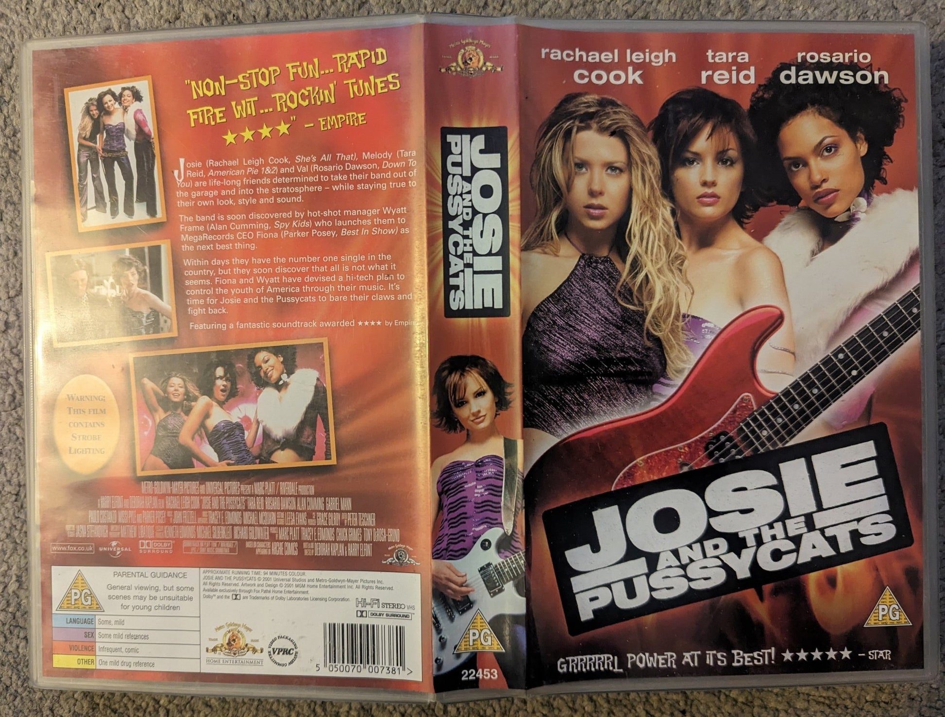 Josie and the Pussycats (2001) VHS Video Ex Rental - Flippin Retro Video Shop