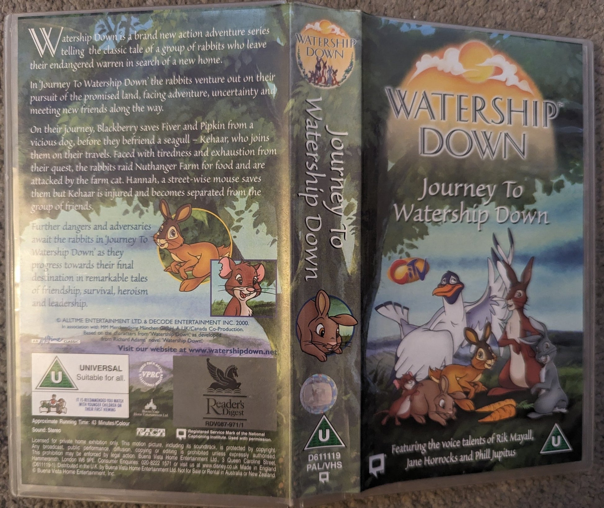 Journey To Watership Down VHS Video - Flippin Retro Video Shop