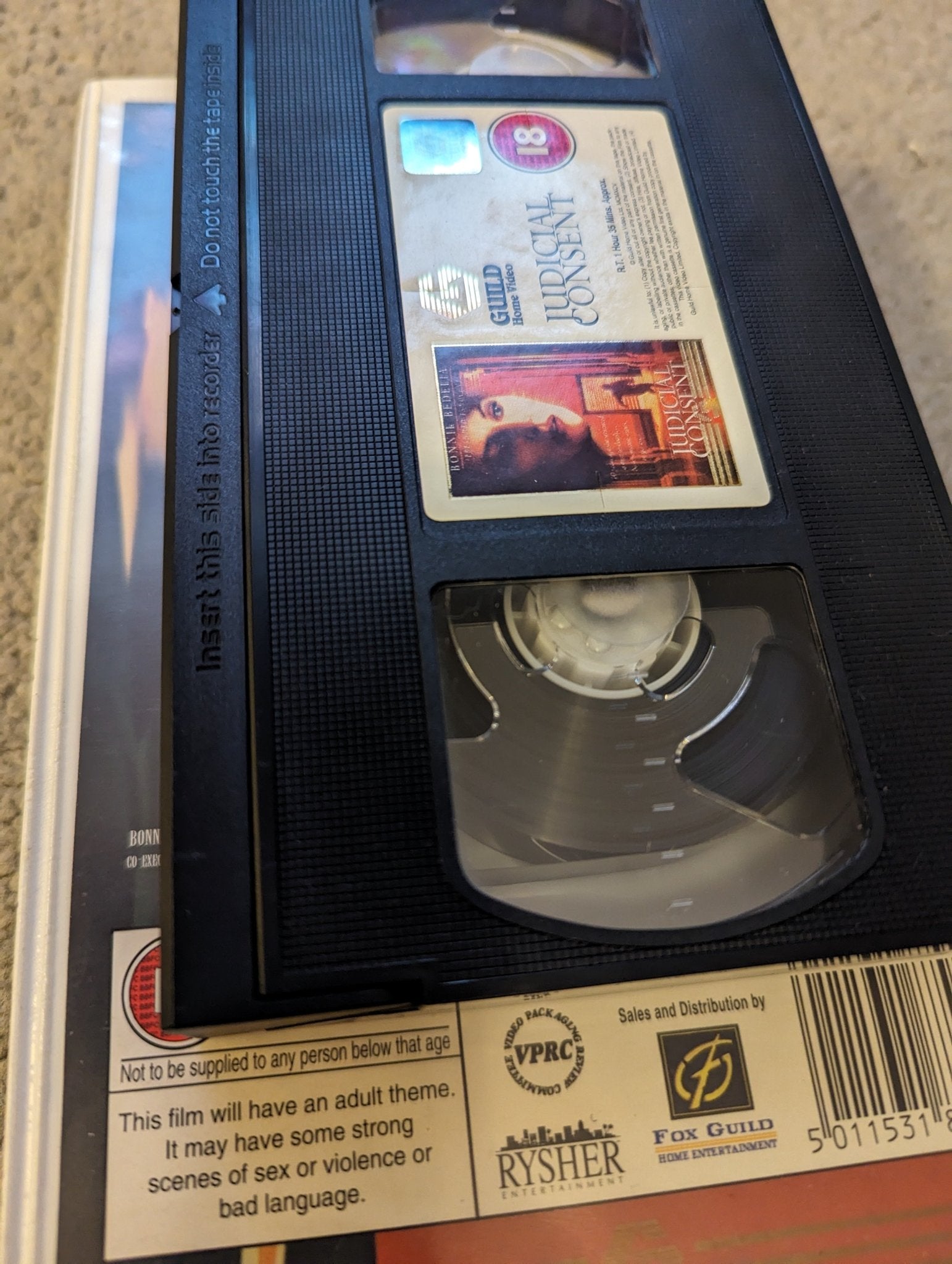 Judicial Consent (1994) VHS Video Ex Rental - Flippin Retro Video Shop