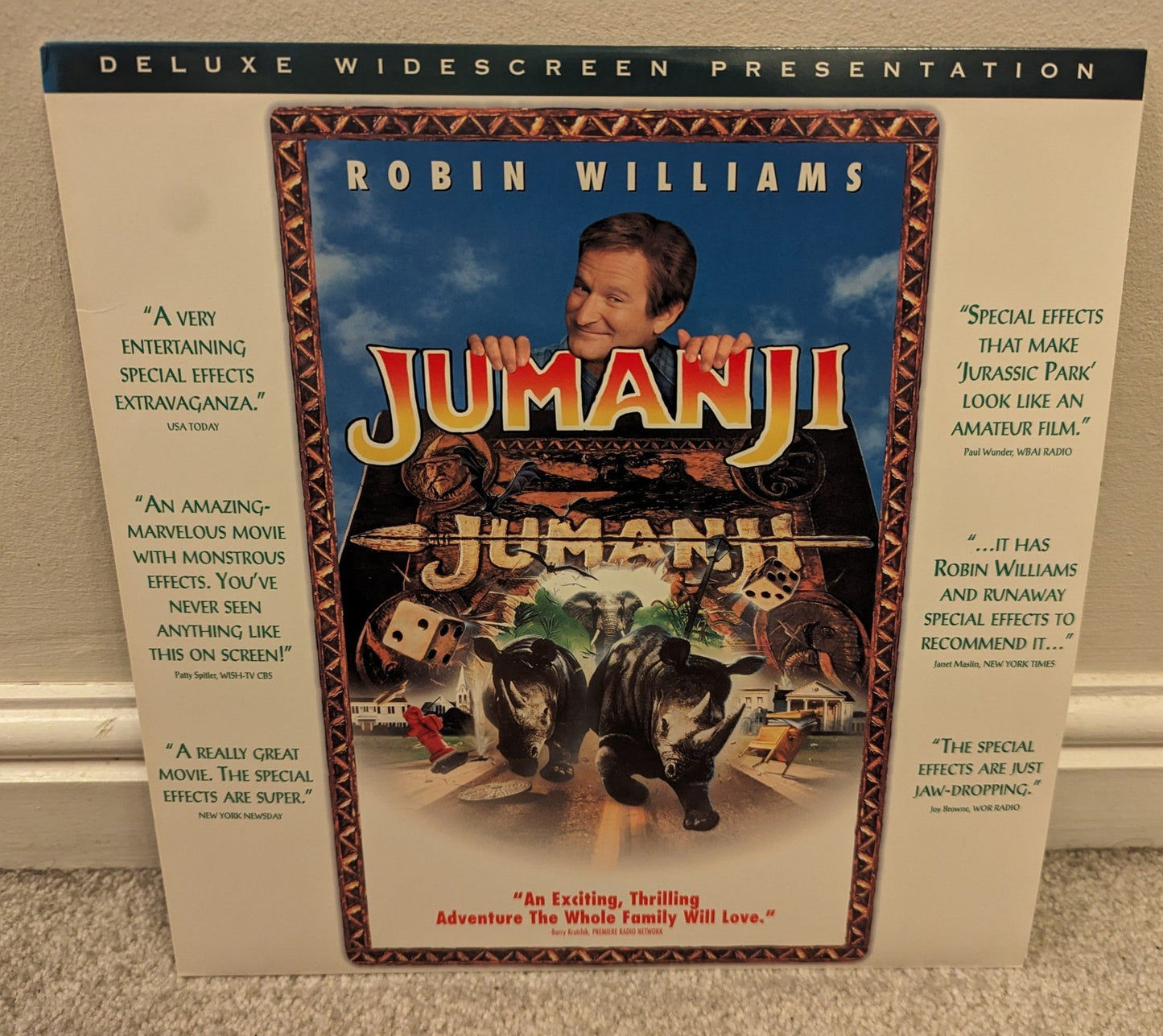 Jumanji (1995) Laserdisc NTSC - Flippin Retro Video Shop