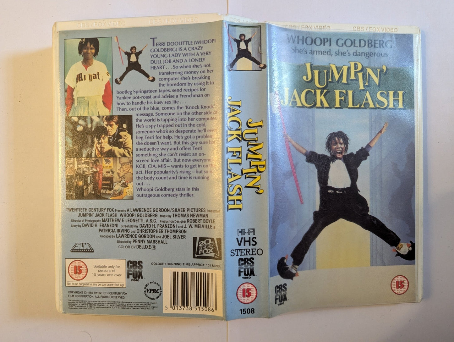 Jumpin' Jack Flash (1986) VHS Video - Flippin Retro Video Shop