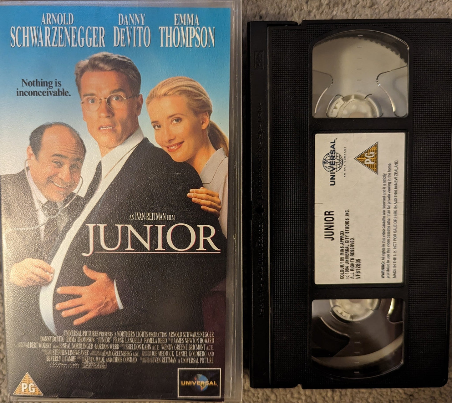 Junior (1994) VHS Video - Flippin Retro Video Shop